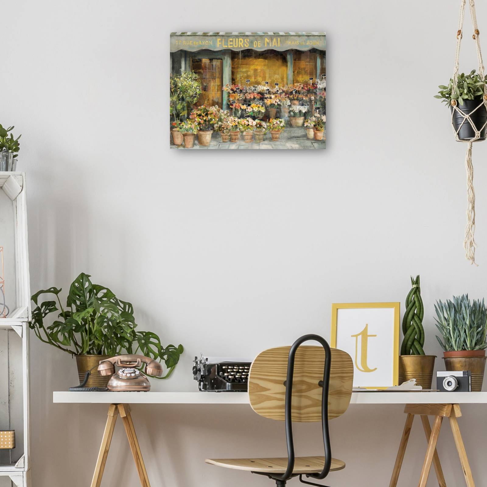 Cuadro Decorativo - flores de mayo 46 cm x 61 cm