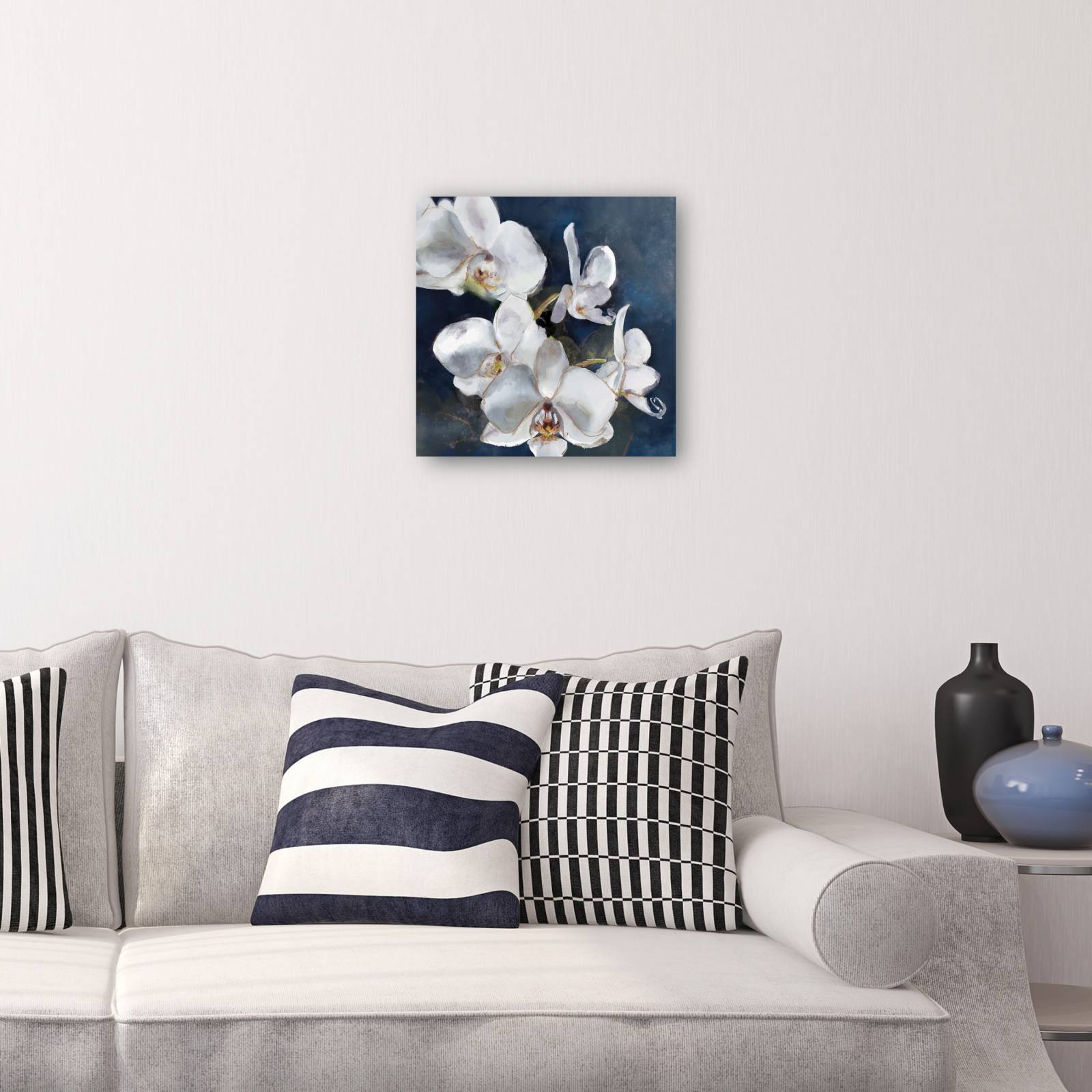 Cuadro Decorativo - Orquídea en la Marina 71 cm x 71 cm