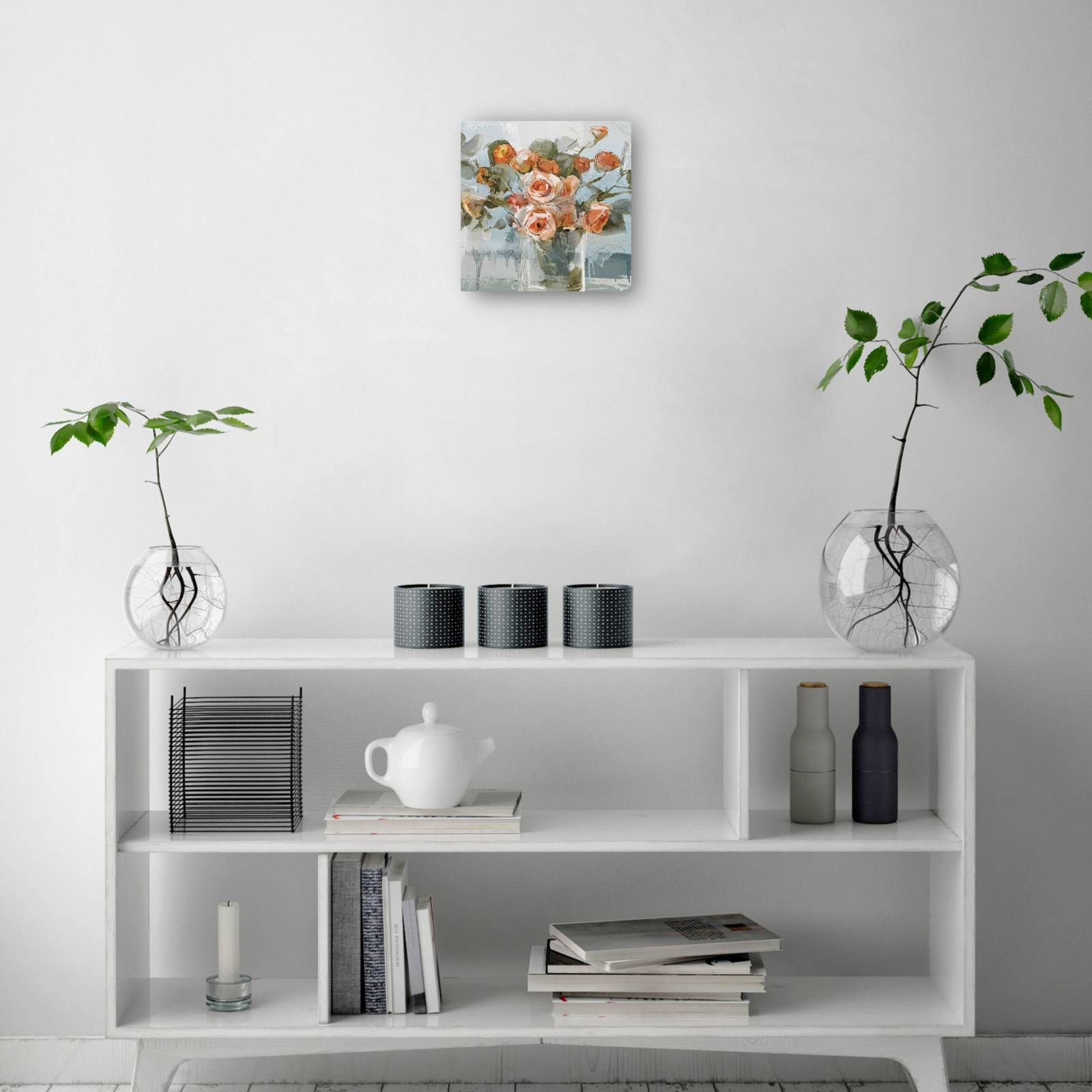 Cuadro Decorativo - Sueños de melocotón 30 cm x 30 cm