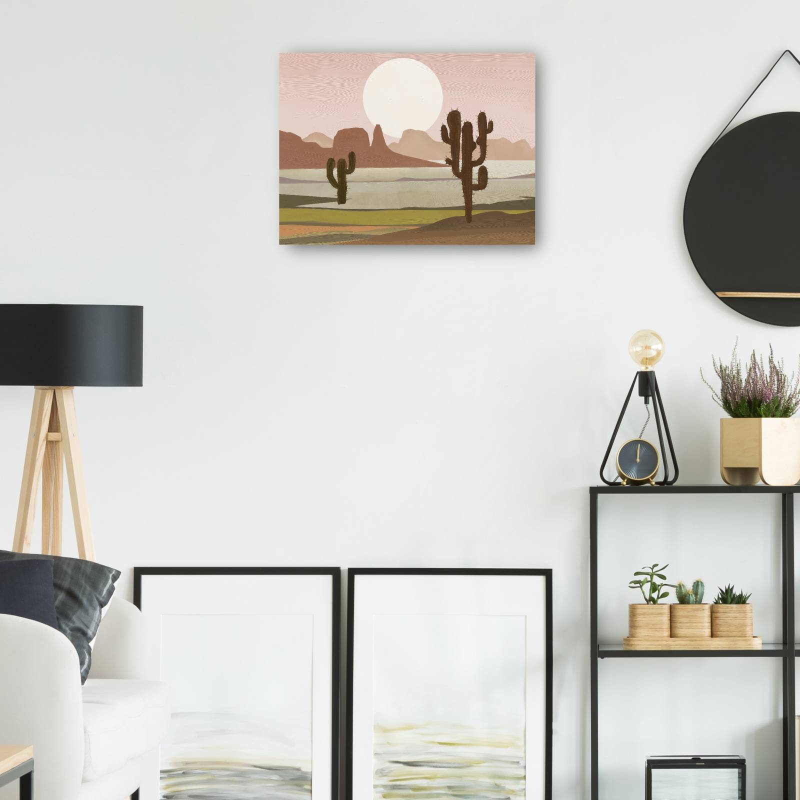 Cuadro Decorativo - Paisaje lunar del desierto I 46 cm x 61 cm