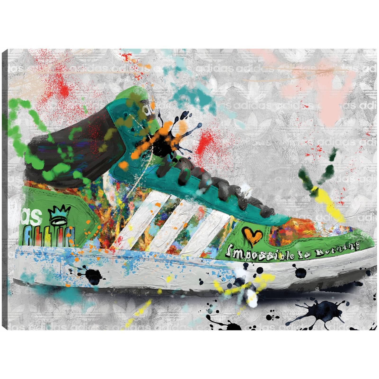 Cuadro Decorativo - Pies de calle IV 28 cm x 36 cm