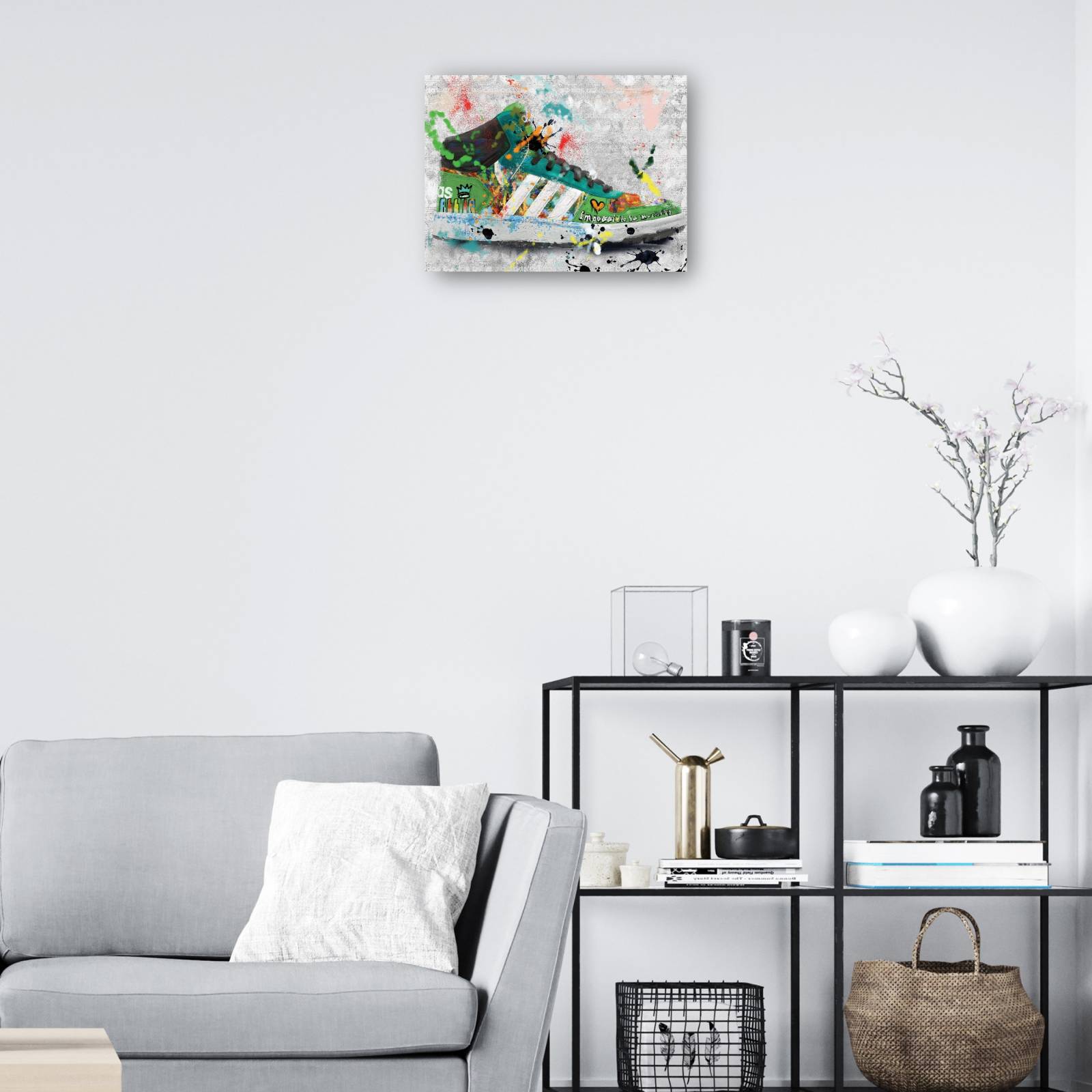 Cuadro Decorativo - Pies de calle IV 28 cm x 36 cm