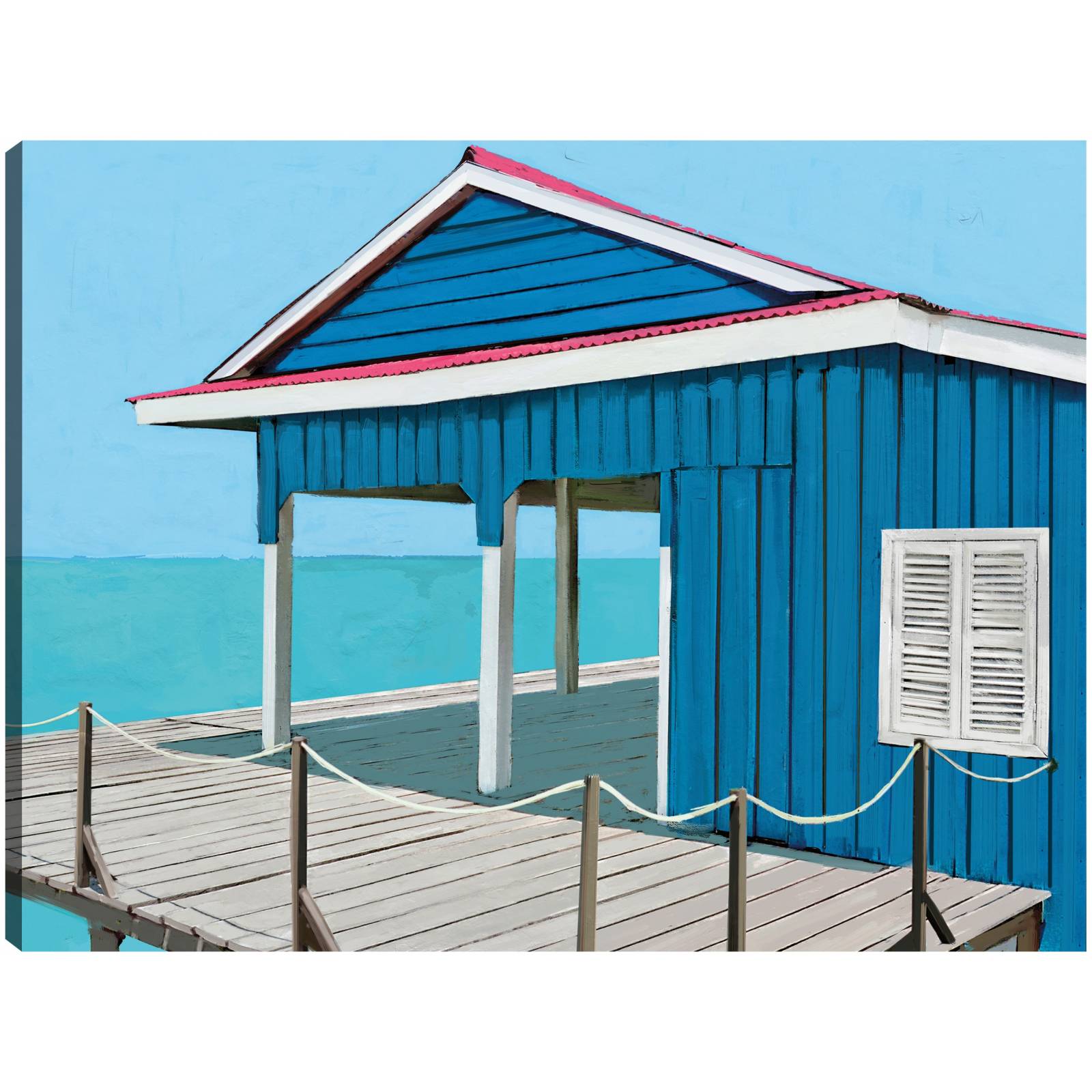 Cuadro Decorativo - Blues playero 69 cm x 92 cm