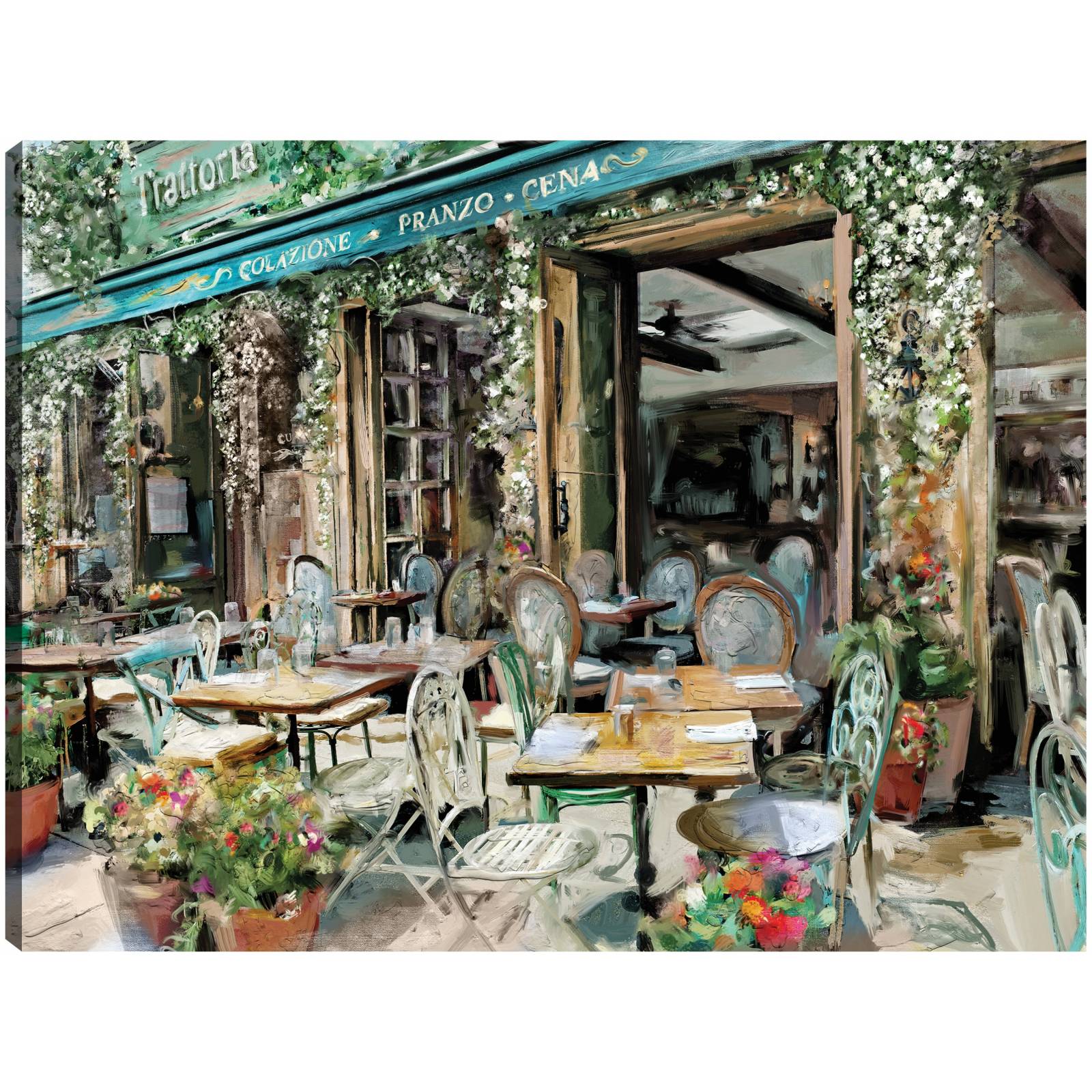 Cuadro Decorativo - trattoria 46 cm x 61 cm