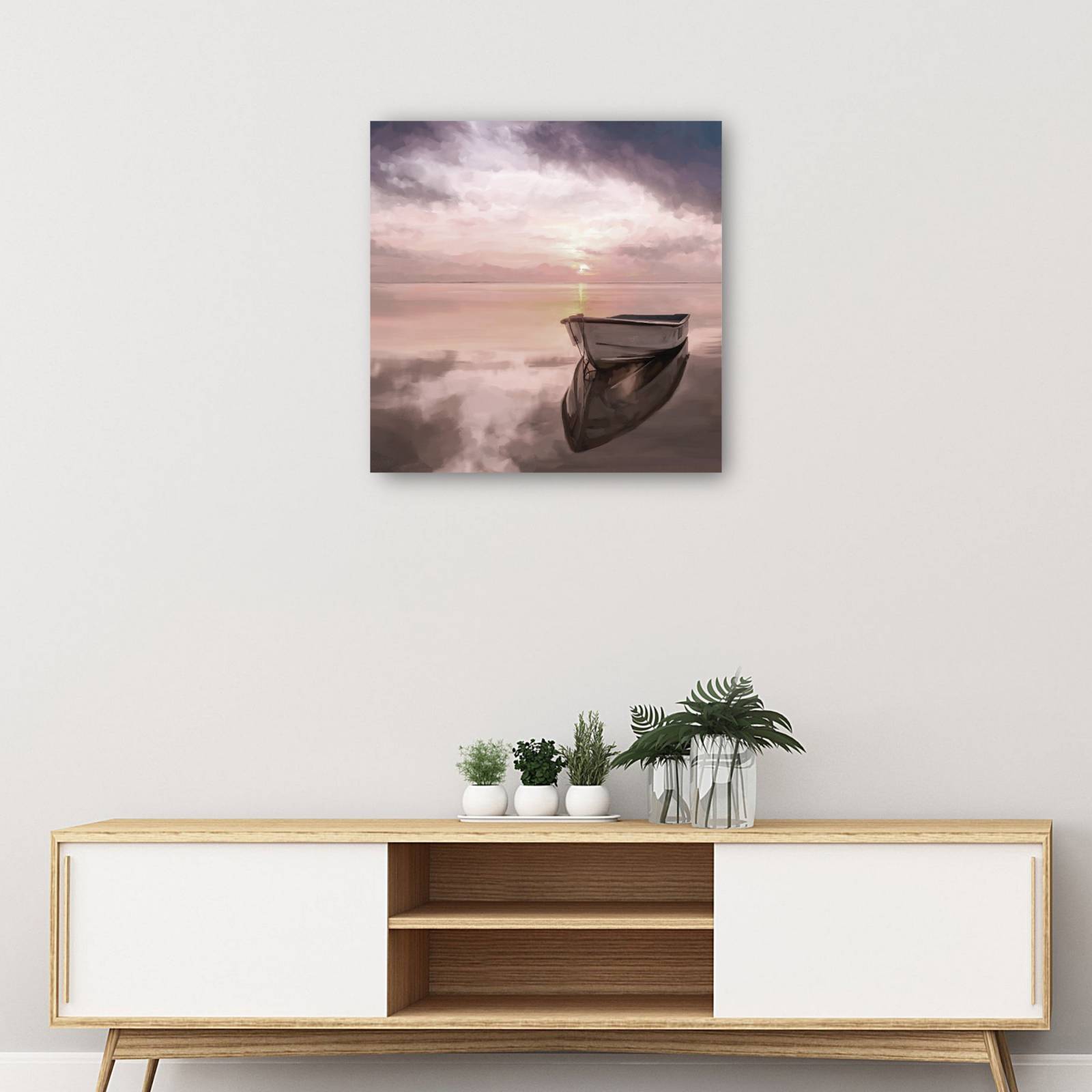 Cuadro Decorativo - Rubor de noche 89 cm x 89 cm