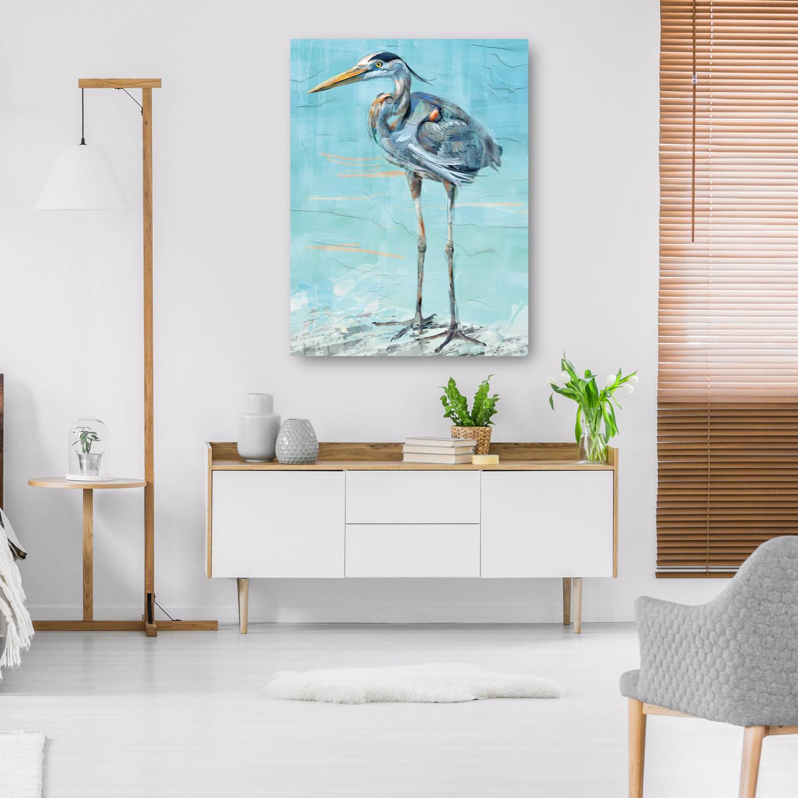 Cuadro Decorativo - Ave marina 142 cm x 107 cm