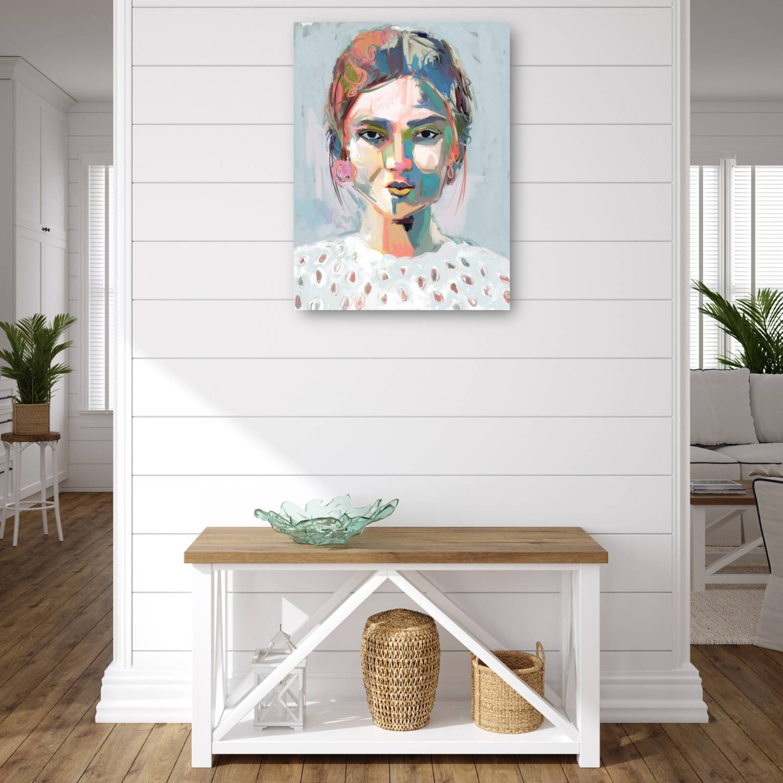 Cuadro Decorativo - Cara a Cara II 92 cm x 69 cm