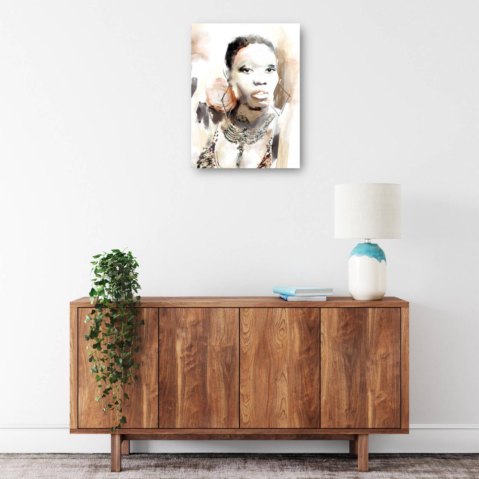 Cuadro Decorativo - Moda parisina septiembre de 1966 36 cm x 28 cm