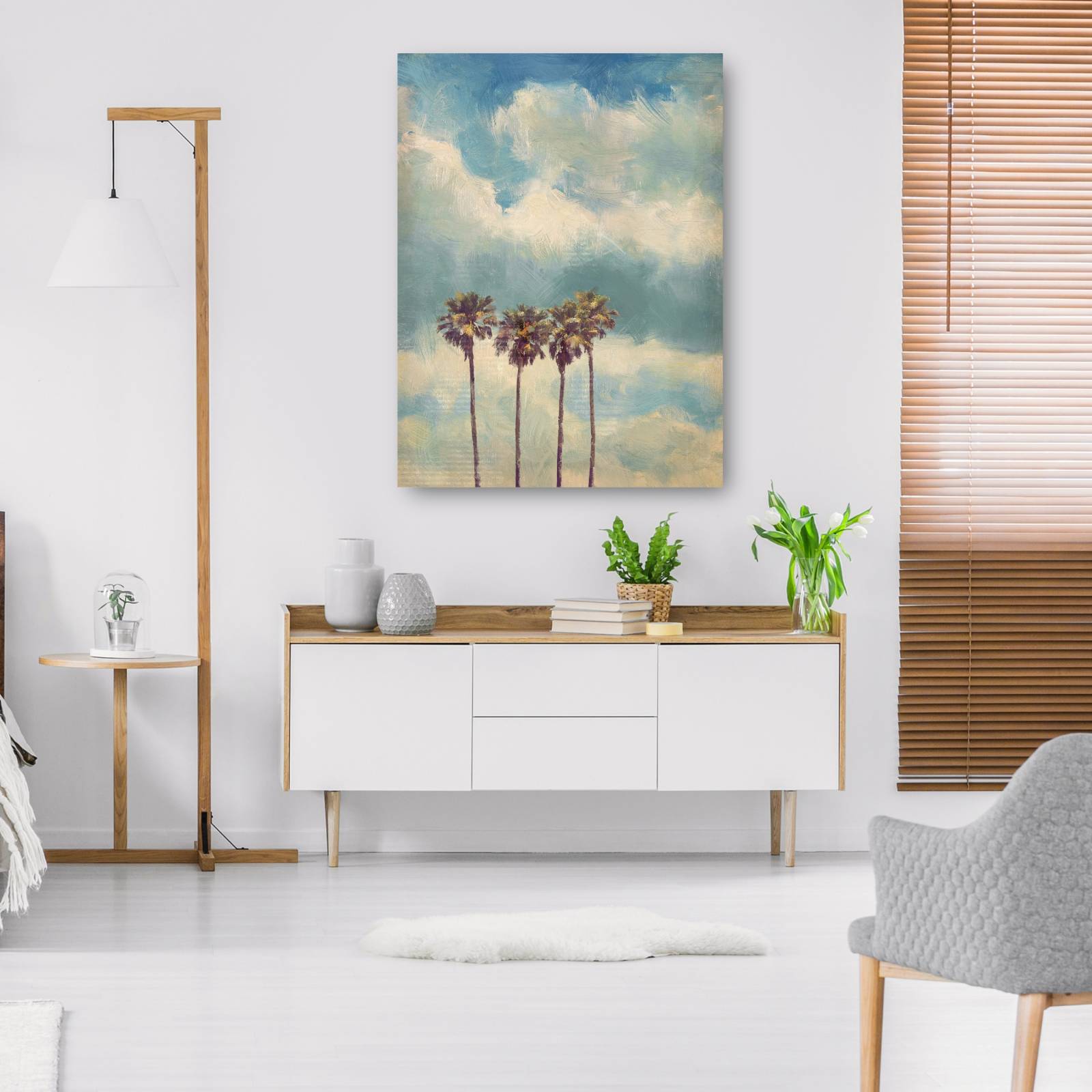 Cuadro Decorativo - Palmas de la vendimia 142 cm x 107 cm