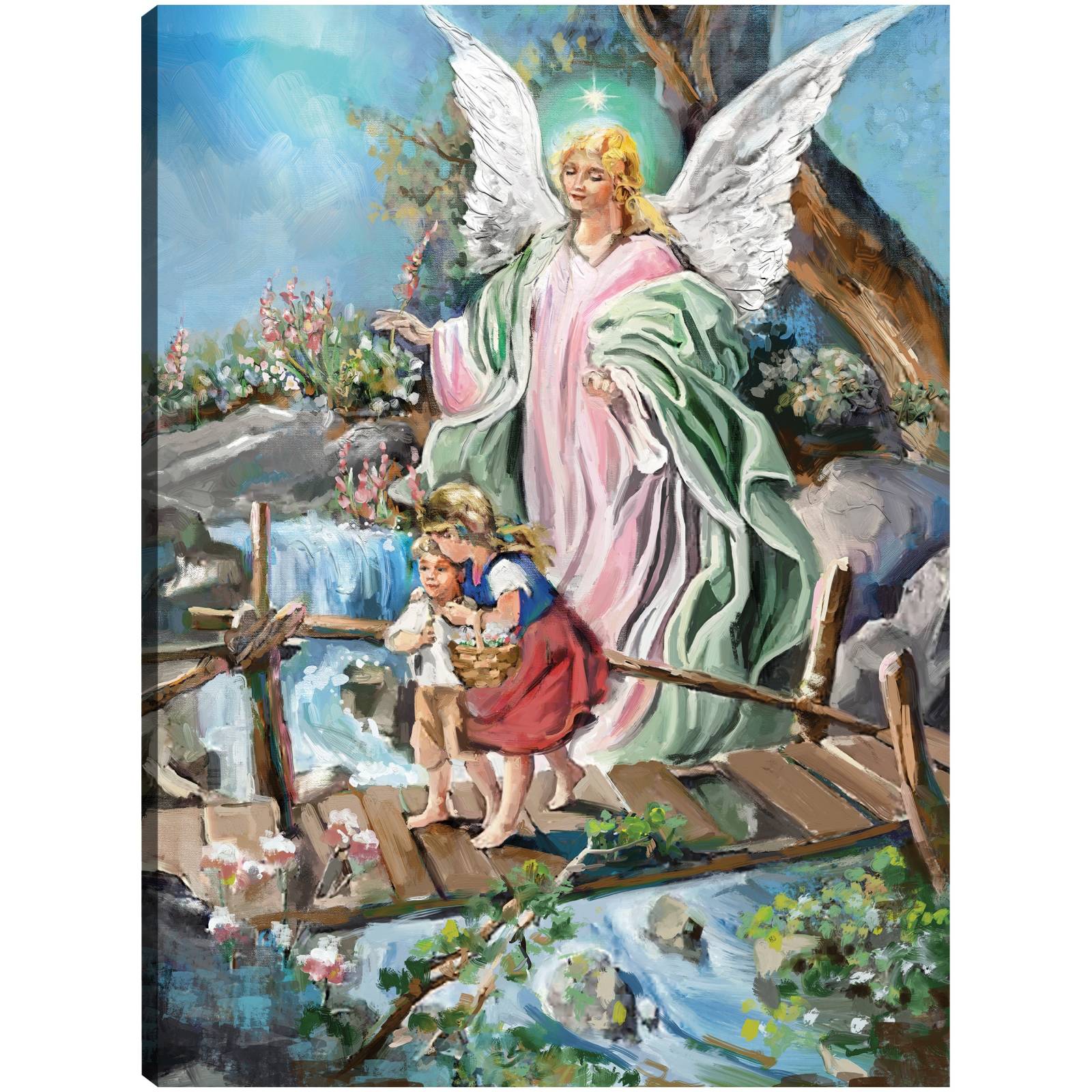 Cuadro Decorativo - El ángel guardián 92 cm x 69 cm