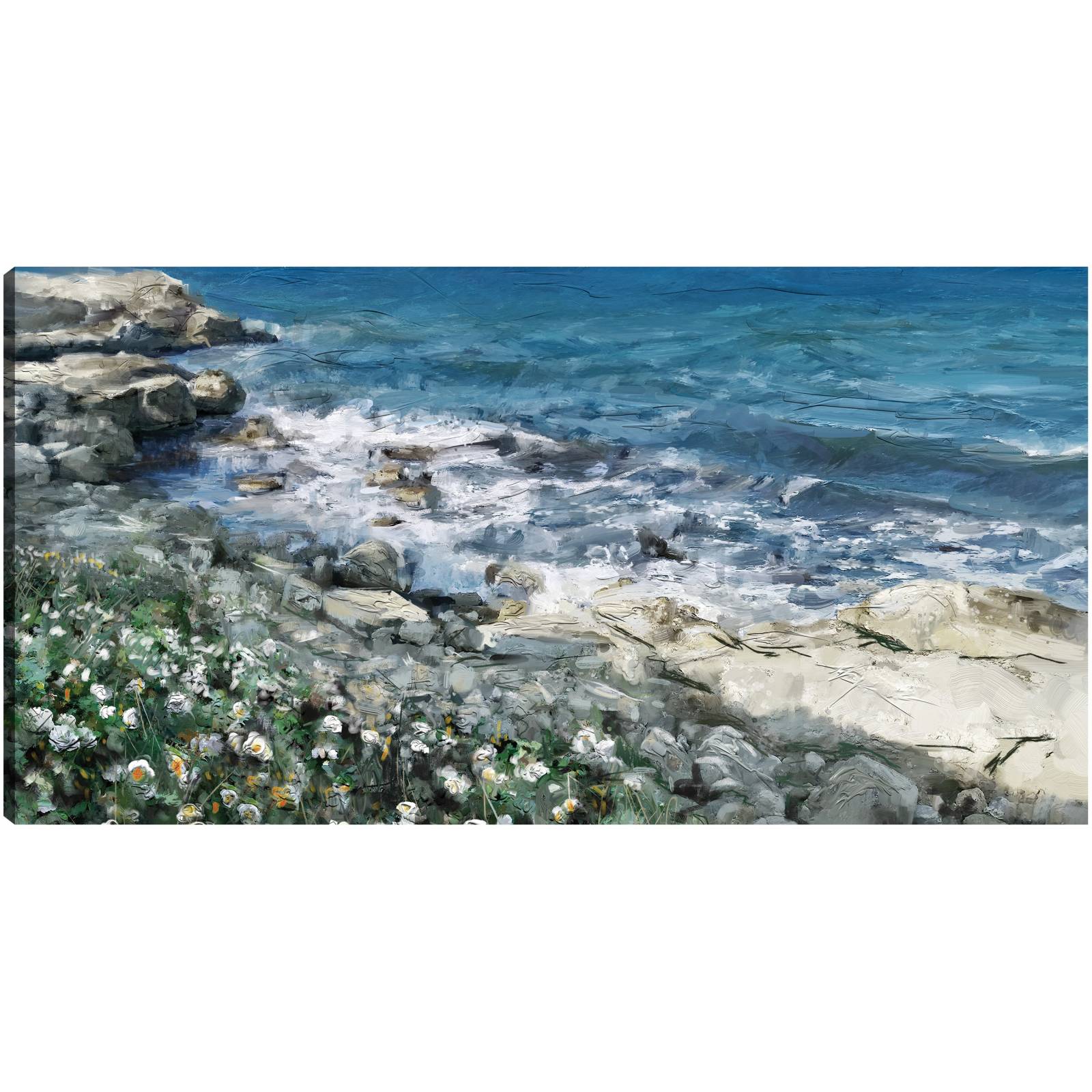 Cuadro Decorativo - A lo largo de la orilla 33 cm x 63 cm