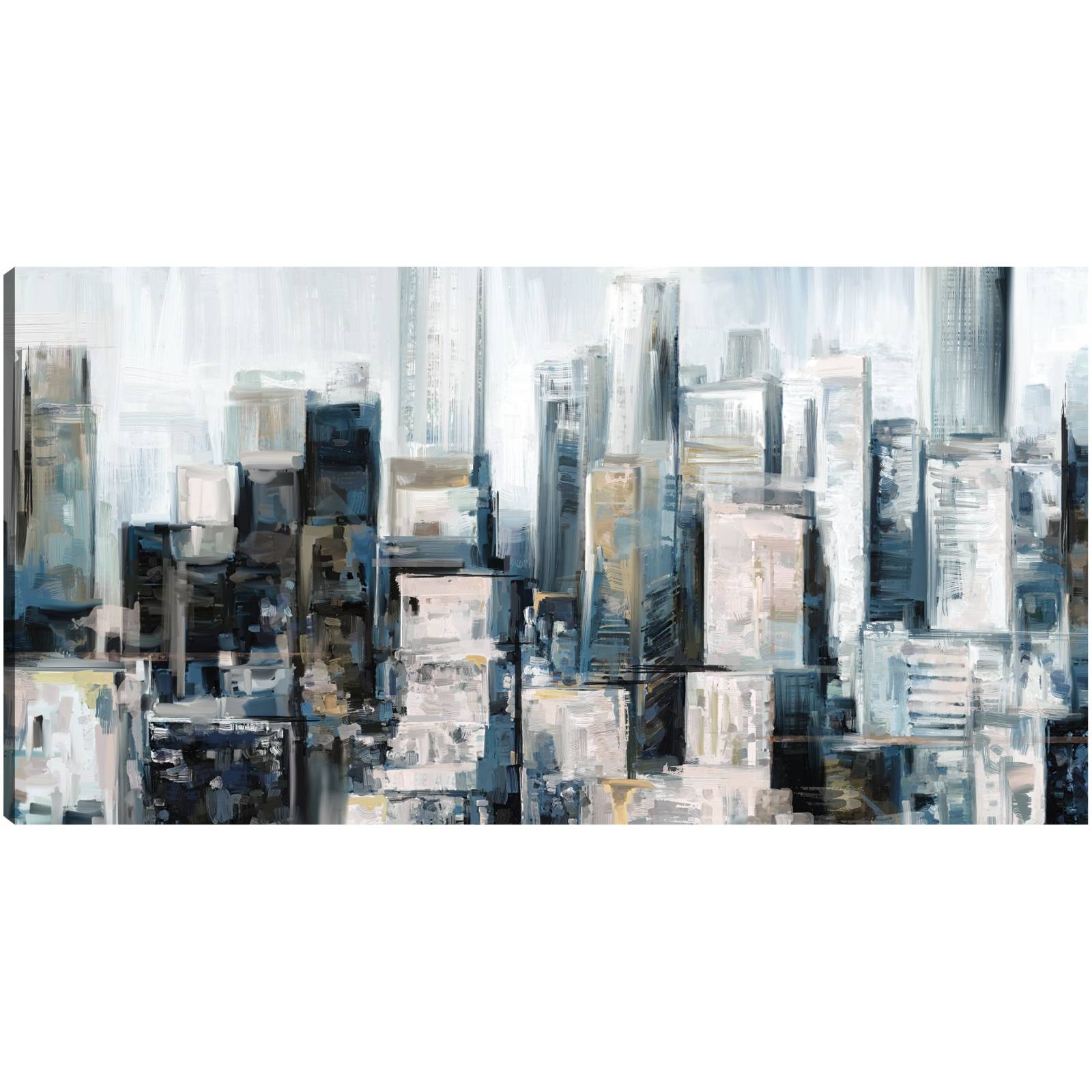 Cuadro Decorativo - Centro de la ciudad 33 cm x 63 cm