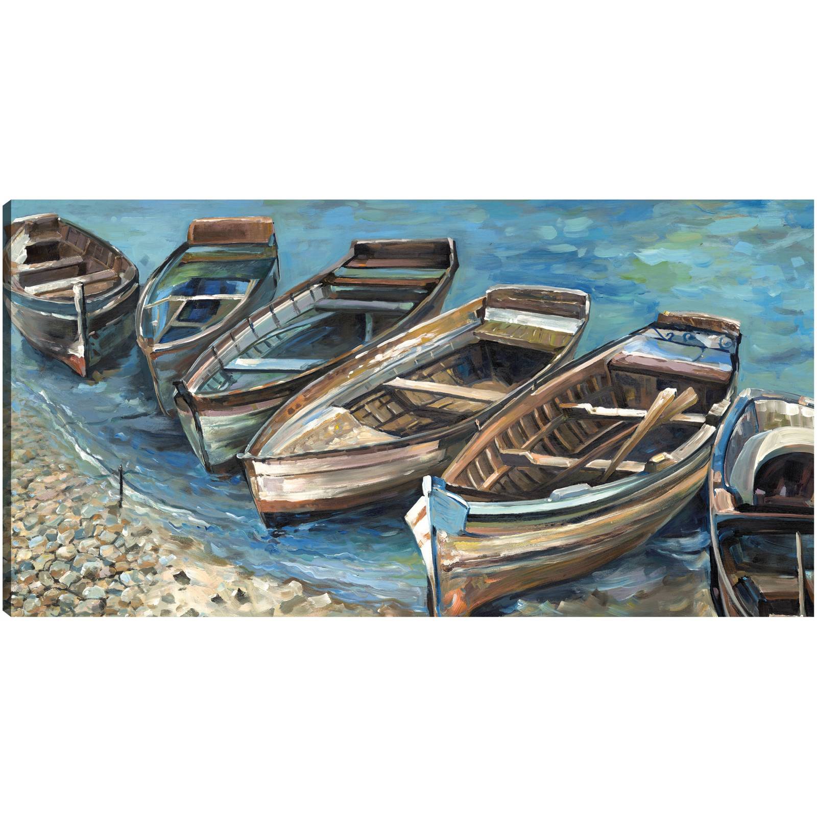 Cuadro Decorativo - Barcos varados II 89 cm x 46 cm