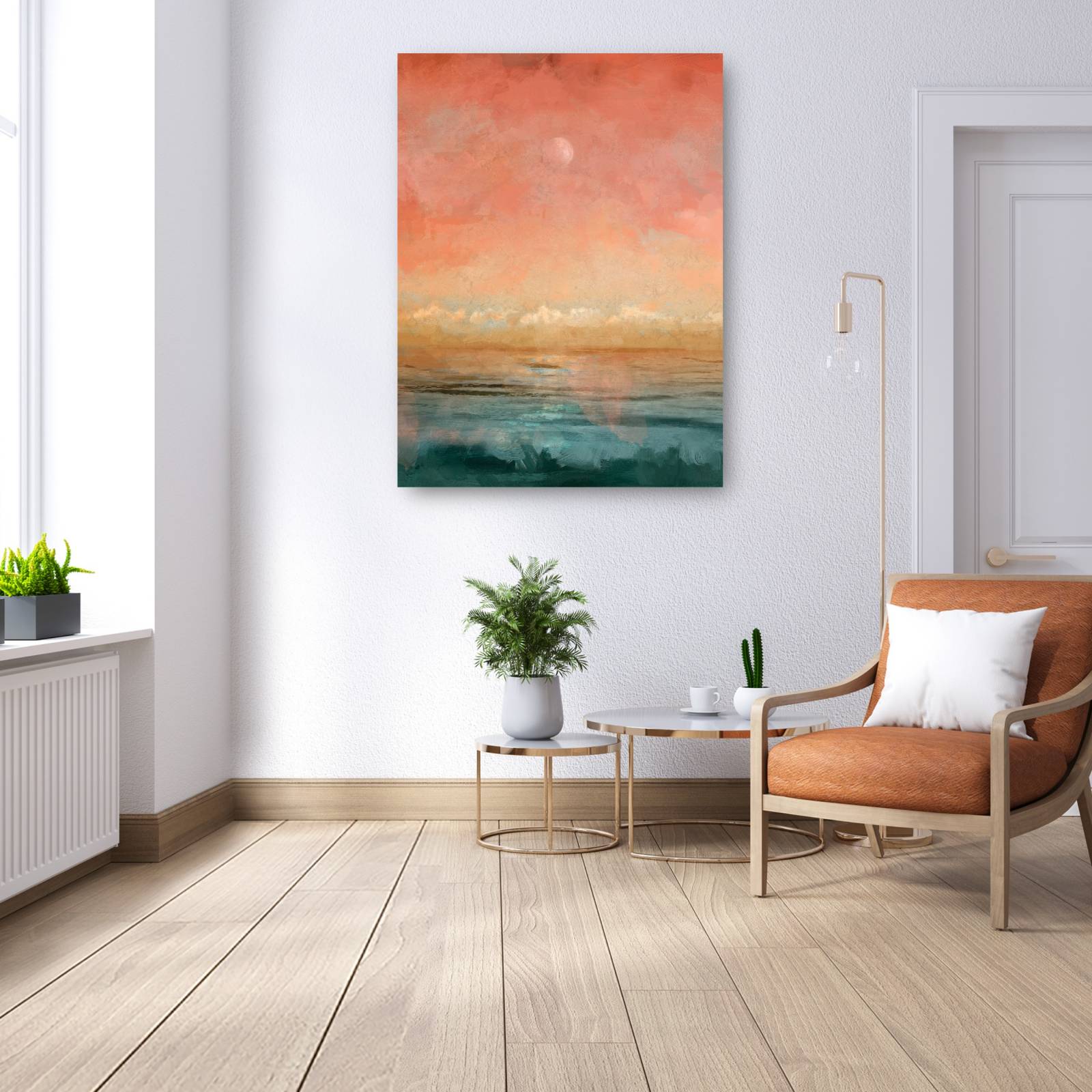 Cuadro Decorativo - Resplandor lunar 102 cm x 76 cm