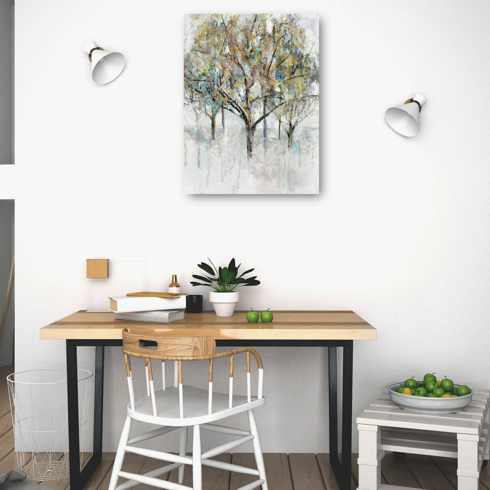 Cuadro Decorativo - En el bloque de Cora 92 cm x 69 cm