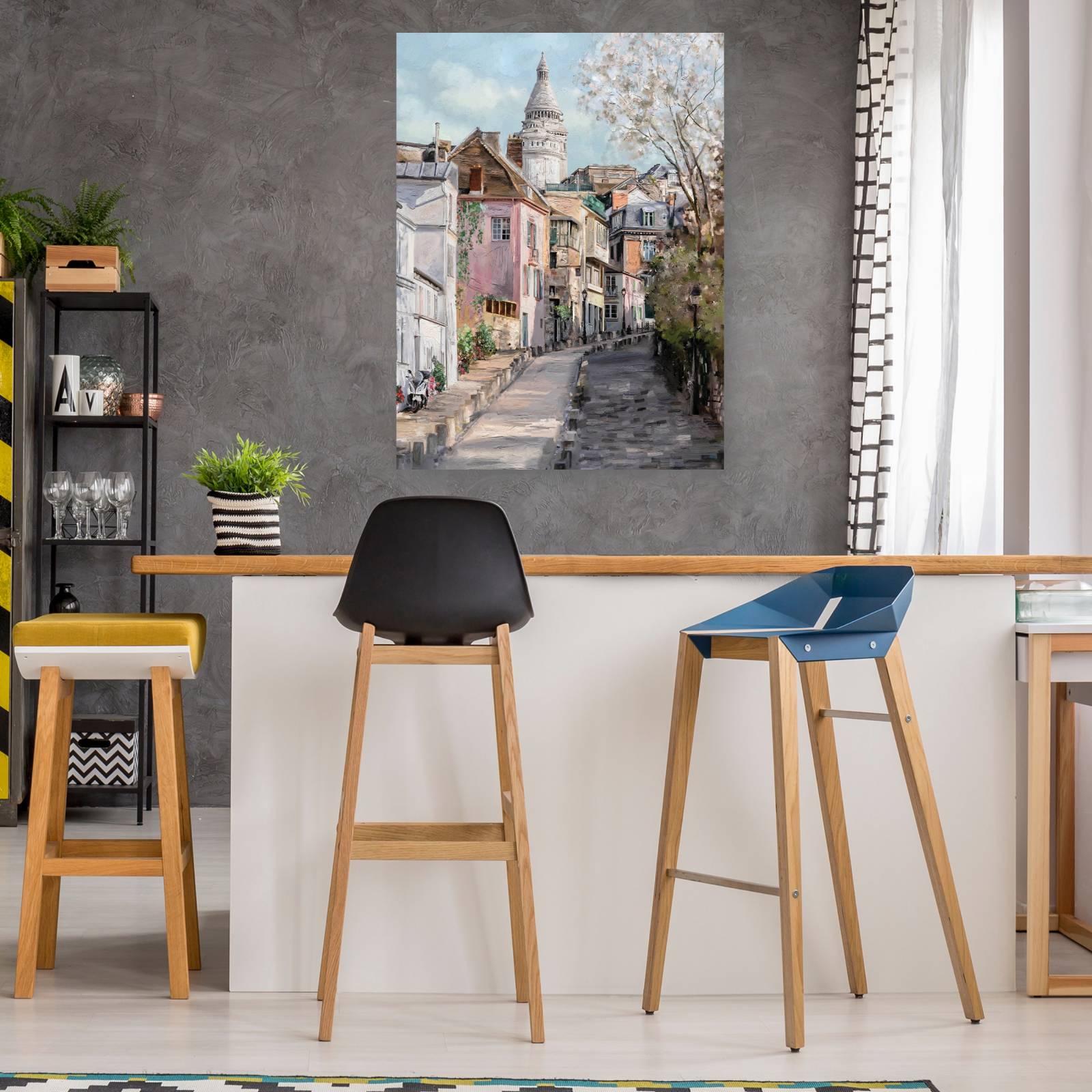 Cuadro Decorativo - Vista de la Catedral 102 cm x 76 cm