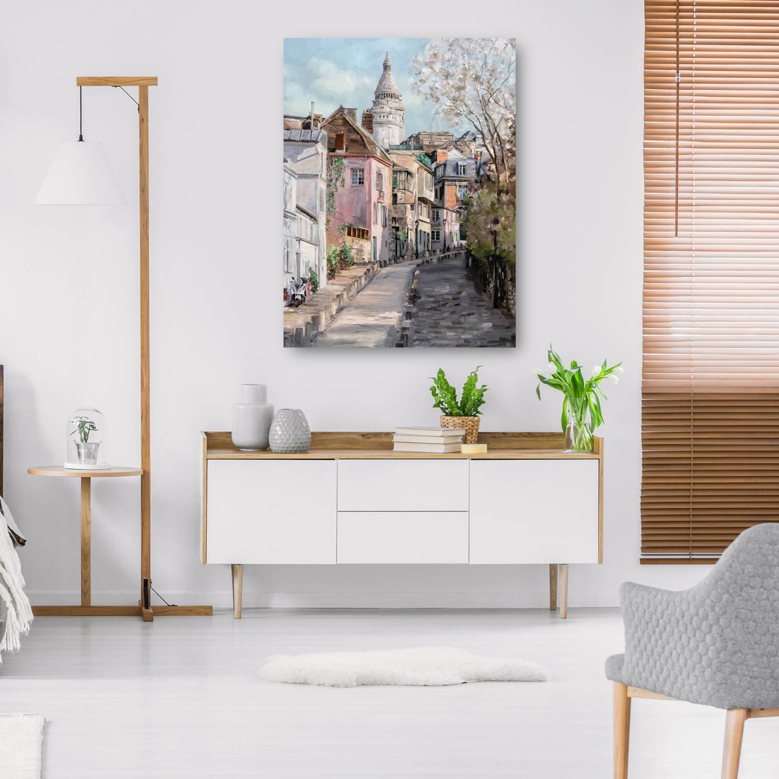 Cuadro Decorativo - Vista de la Catedral 102 cm x 76 cm