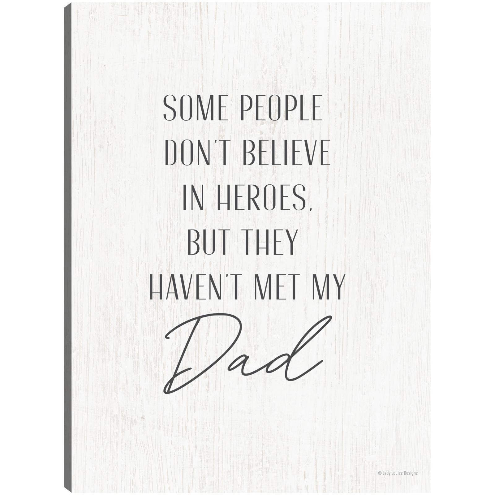 Cuadro Decorativo Papa heroe 38 cm x 51 cm