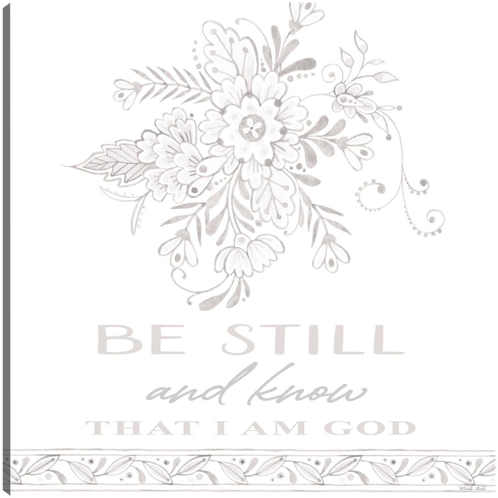 Cuadro Decorativo Quedese quieto y sepa 36 cm x 36 cm