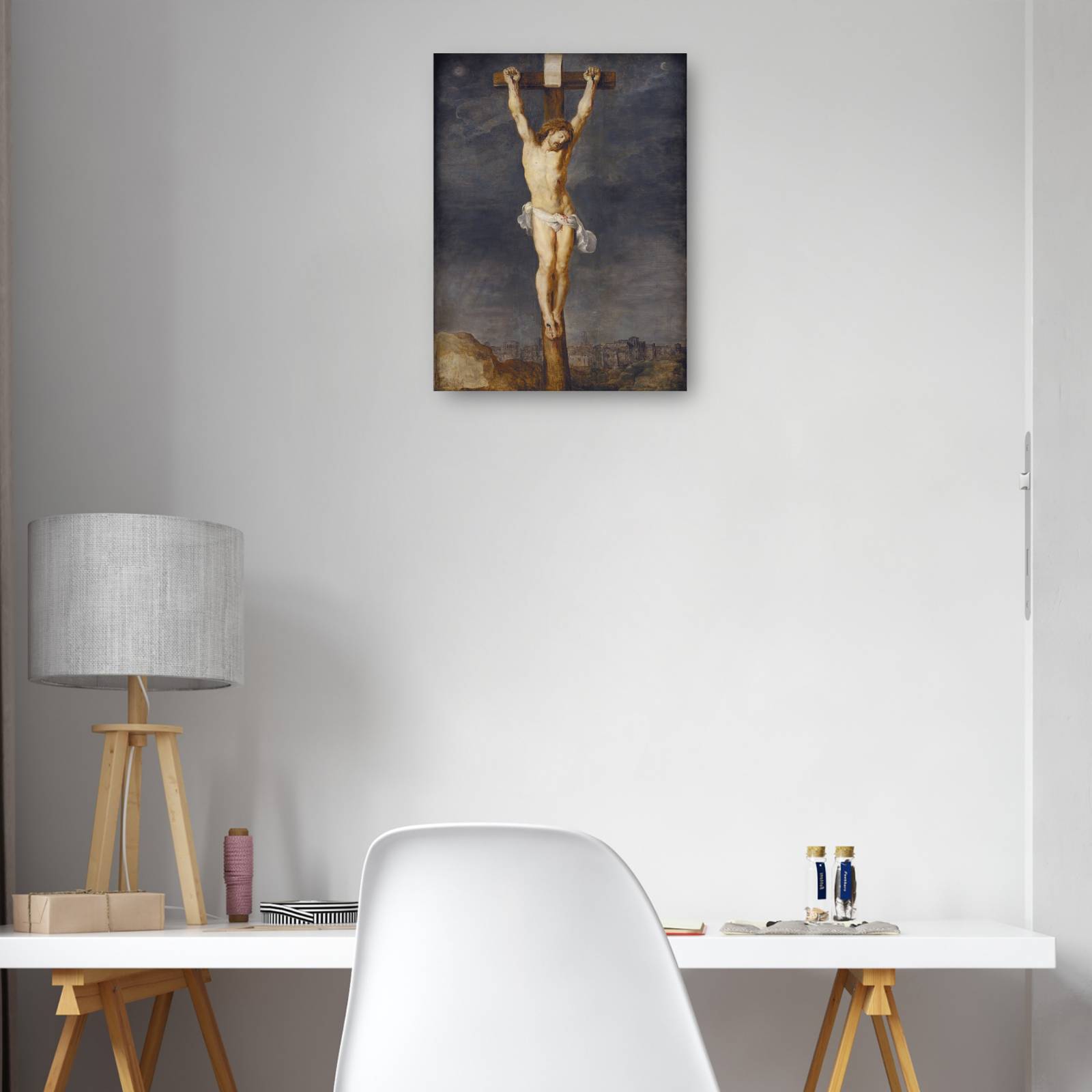 Cuadro Decorativo Cristo en la Cruz 38 cm x 51 cm