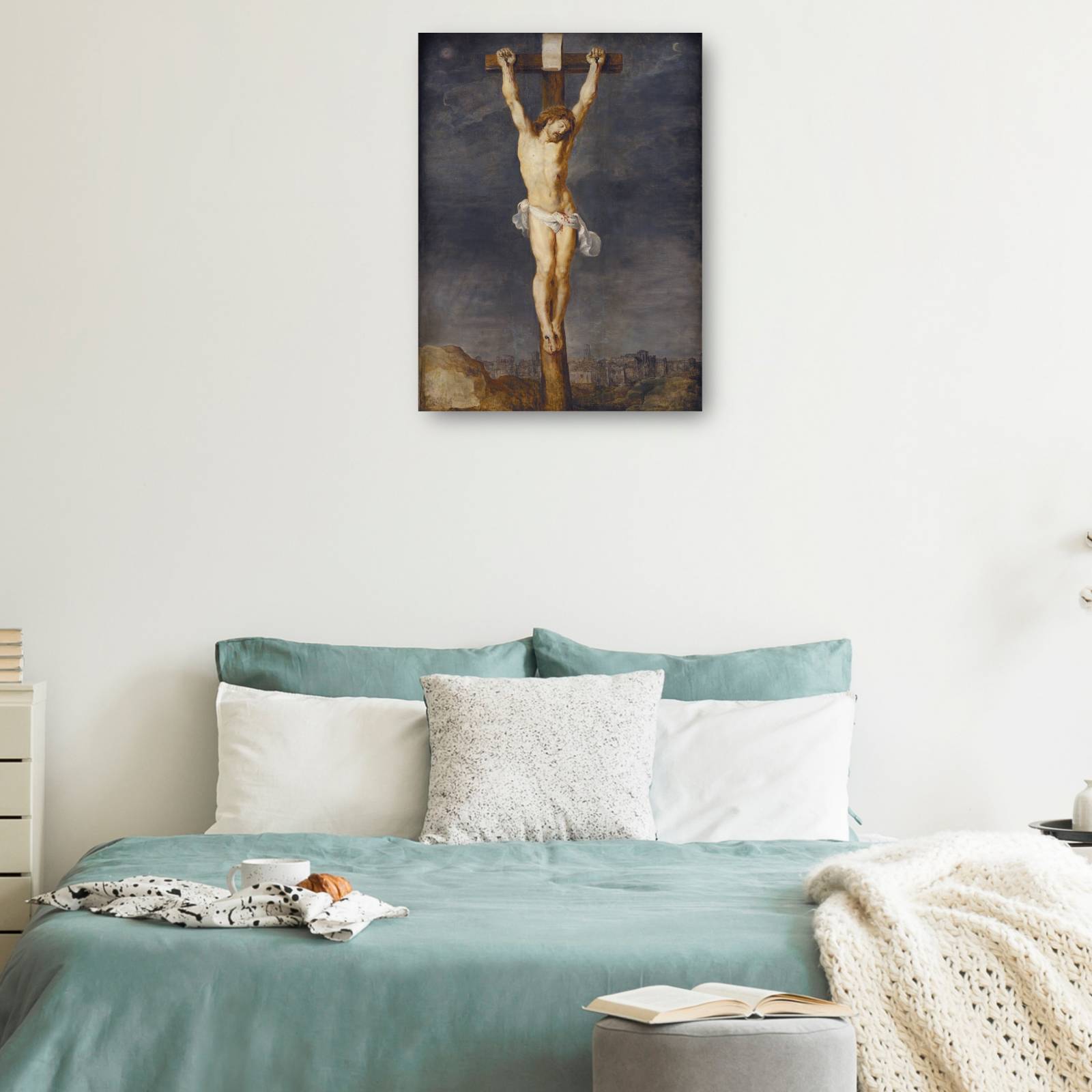 Cuadro Decorativo Cristo en la Cruz 38 cm x 51 cm