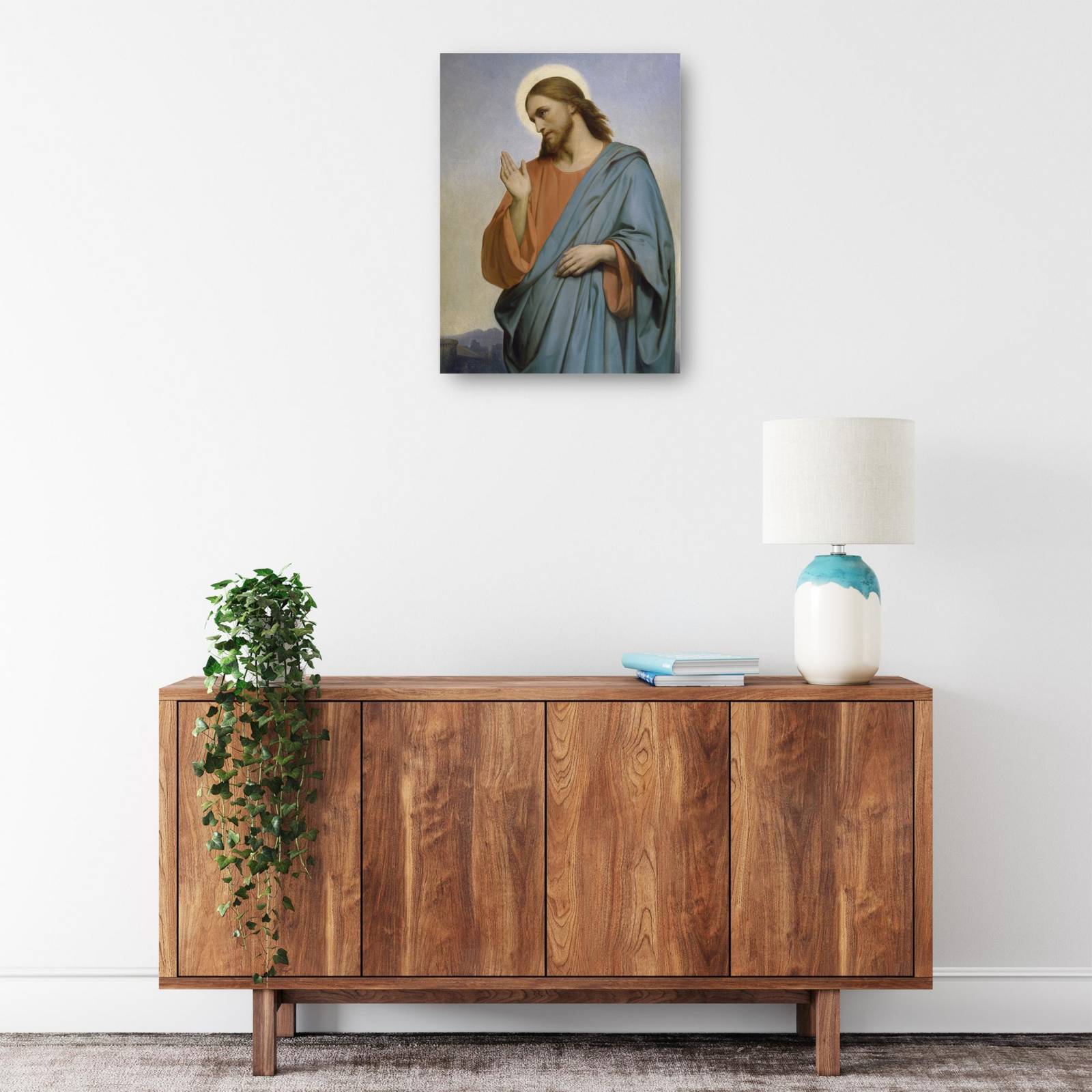 Cuadro Decorativo Cristo llorando sobre Jerusalen 30 cm x 41 cm