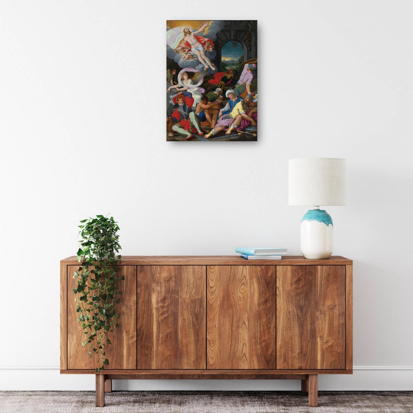 Cuadro Decorativo La resurreccion de Cristo 30 cm x 41 cm