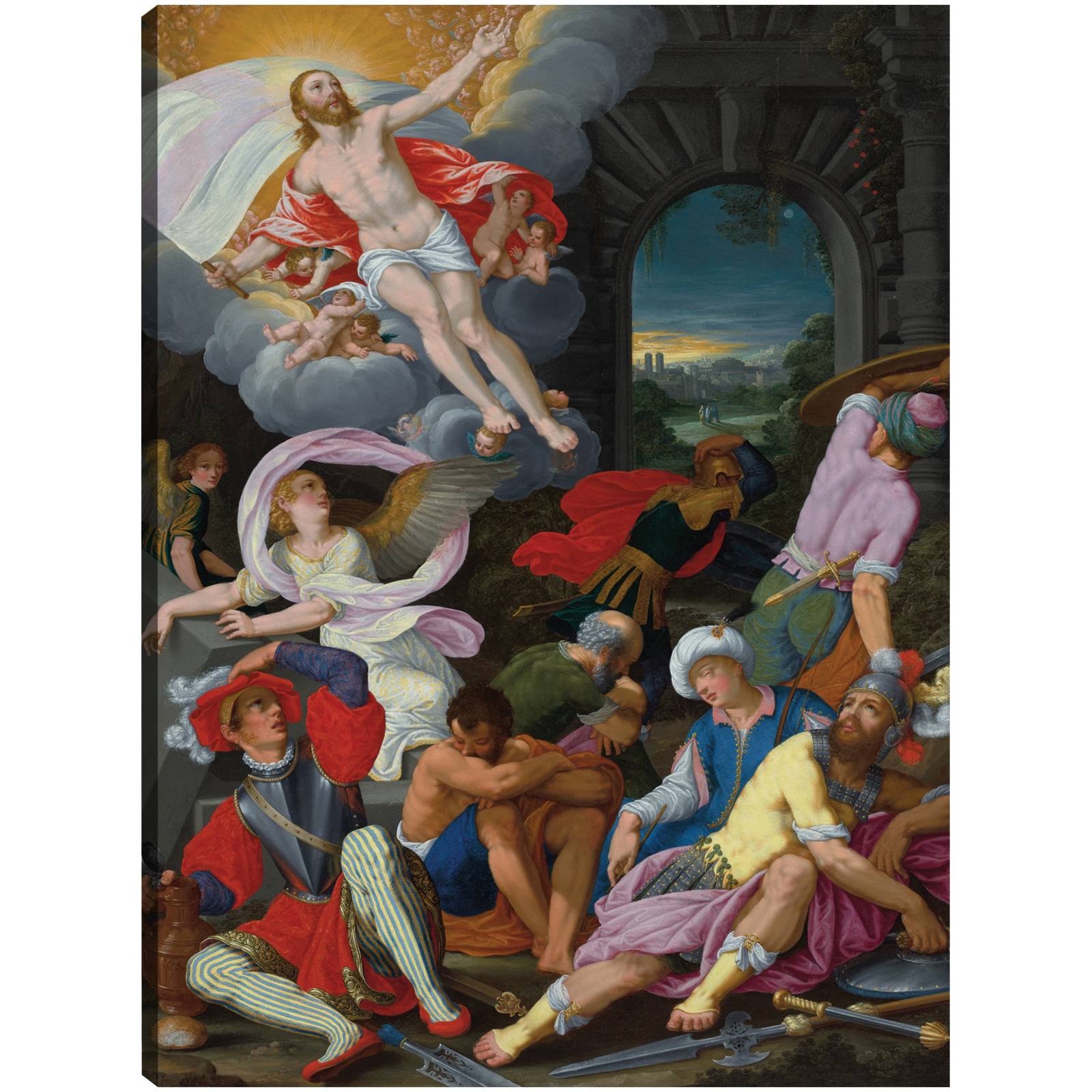 Cuadro Decorativo La resurreccion de Cristo 38 cm x 51 cm