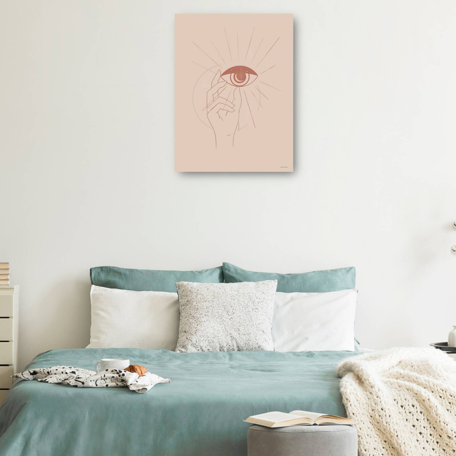 Cuadro Decorativo Todo esta en los ojos del espectador 53 cm x 71 cm