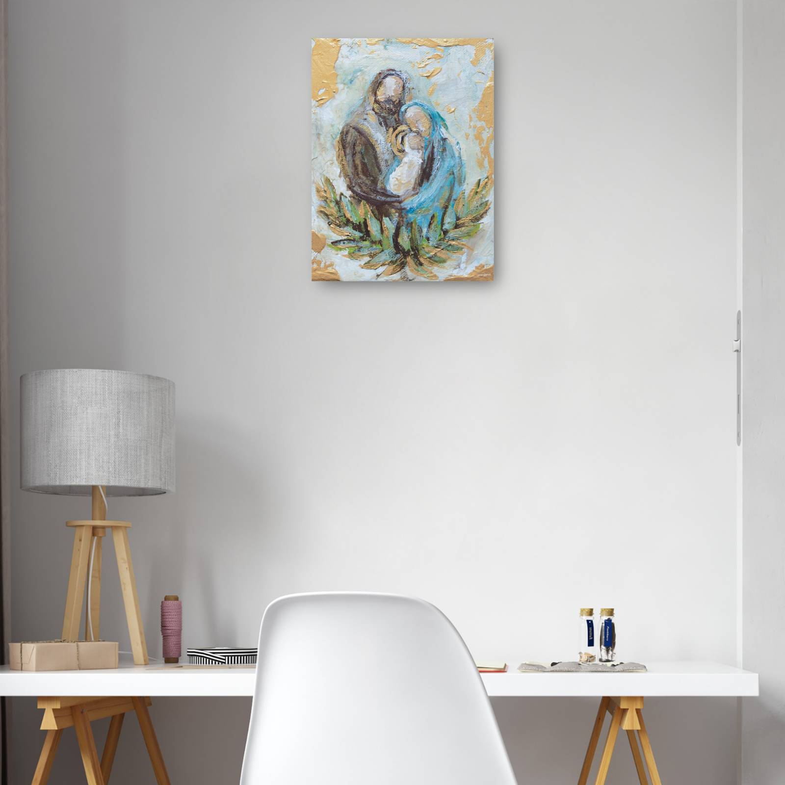 Cuadro Decorativo Sagrada Familia 38 cm x 51 cm