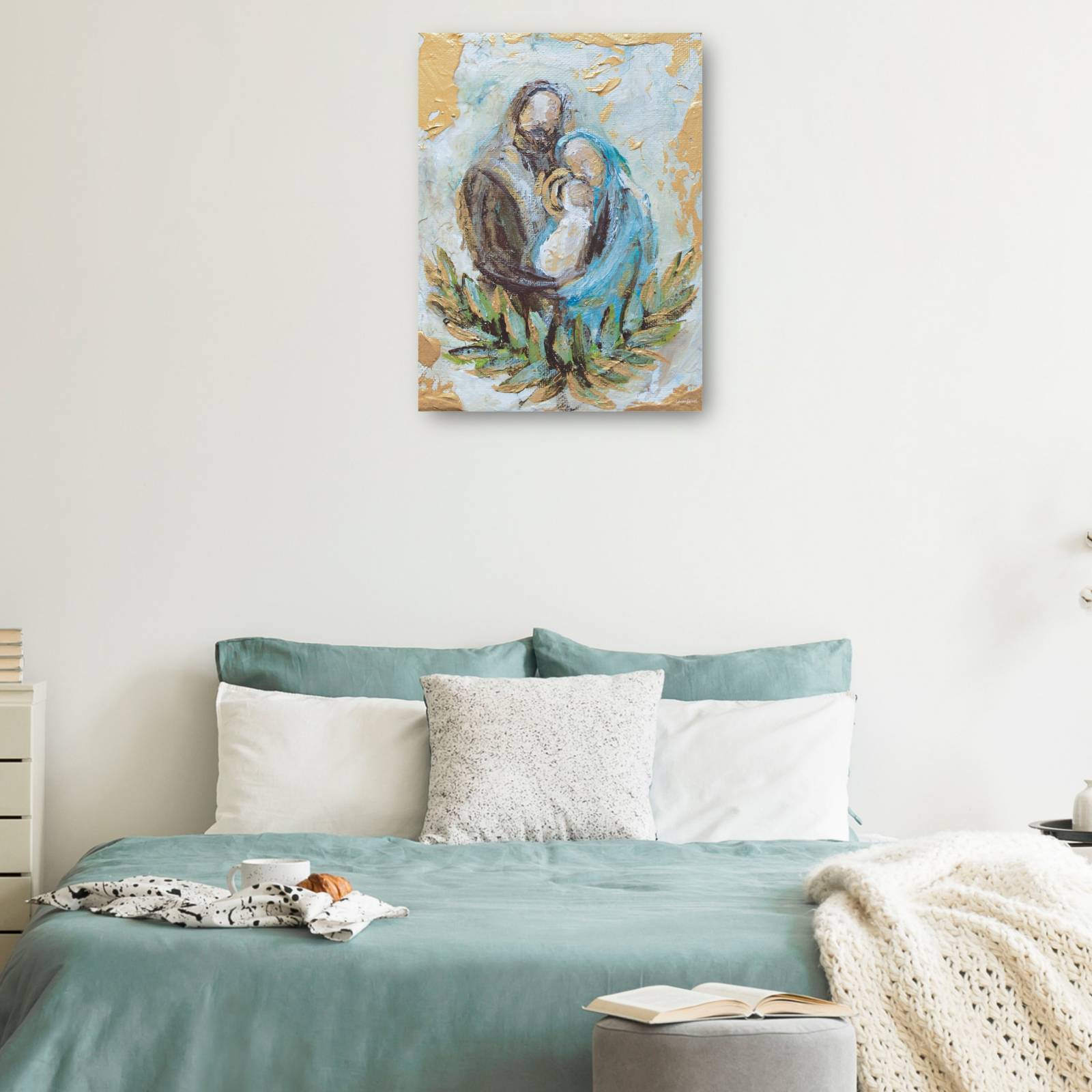 Cuadro Decorativo Sagrada Familia 38 cm x 51 cm