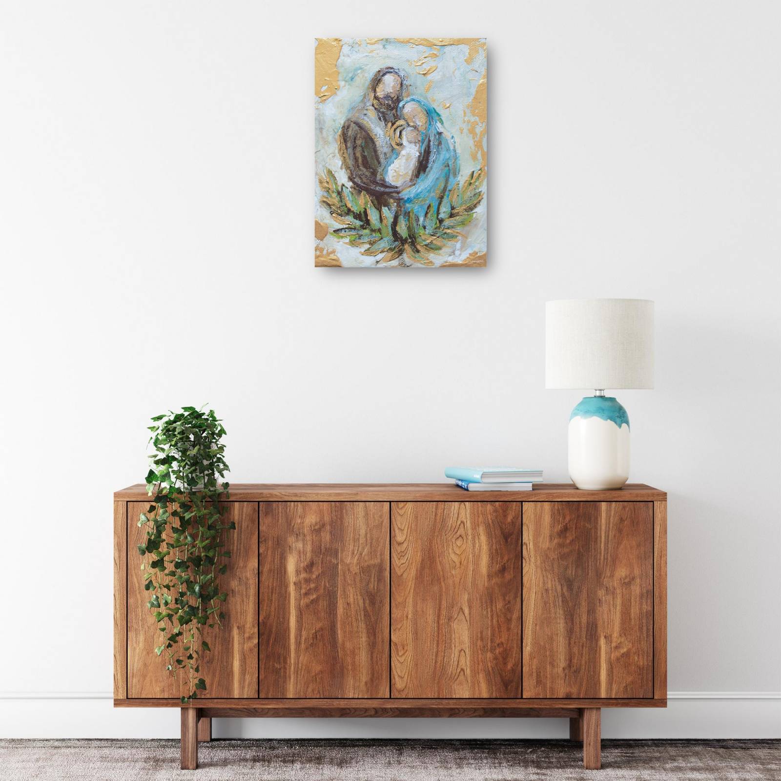 Cuadro Decorativo Sagrada Familia 53 cm x 71 cm