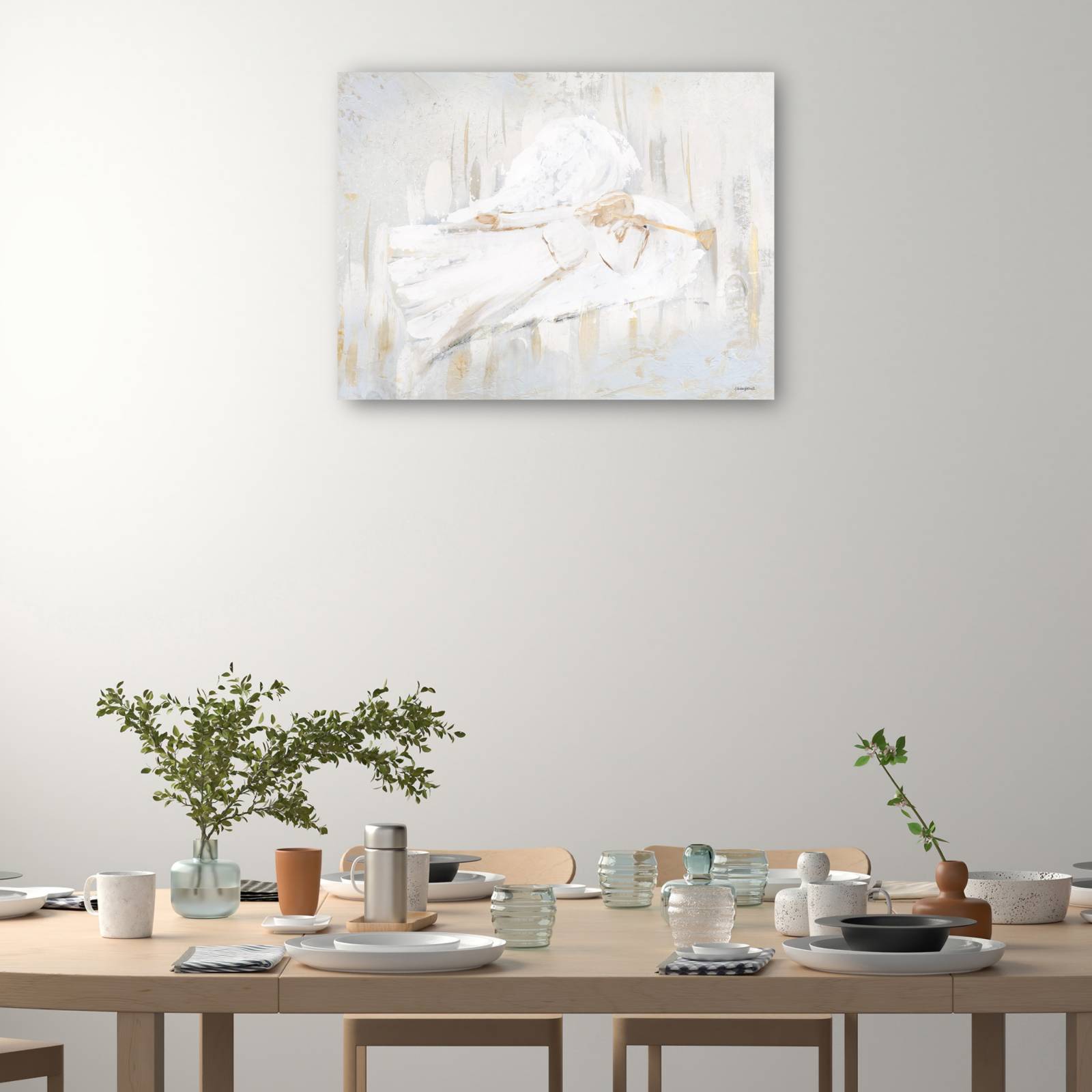 Cuadro Decorativo angel de la Natividad I 71 cm x 53 cm