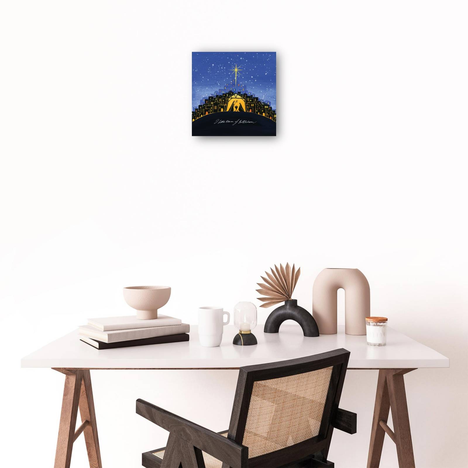 Cuadro Decorativo Belen 36 cm x 36 cm