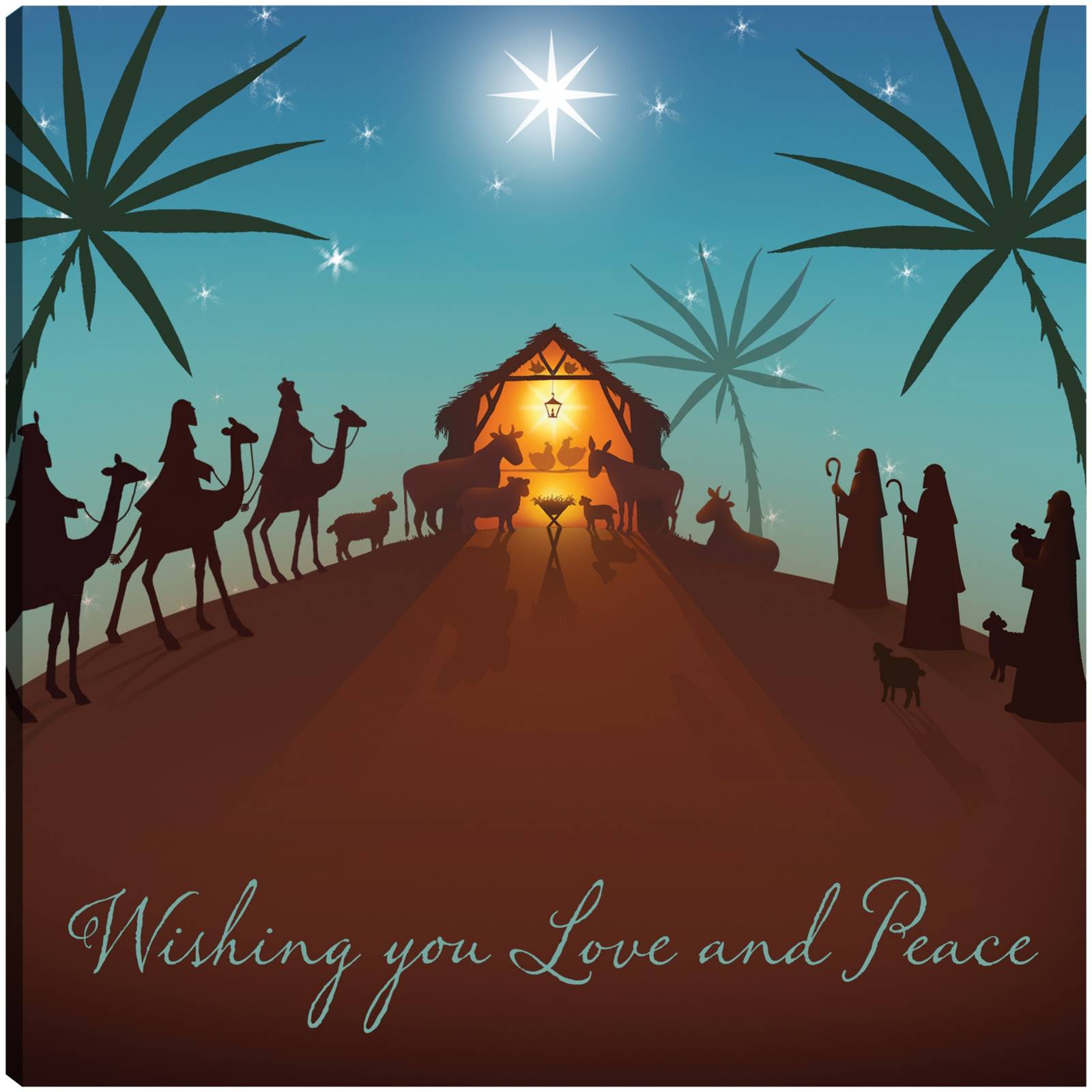 Cuadro Decorativo Deseandote amor 36 cm x 36 cm