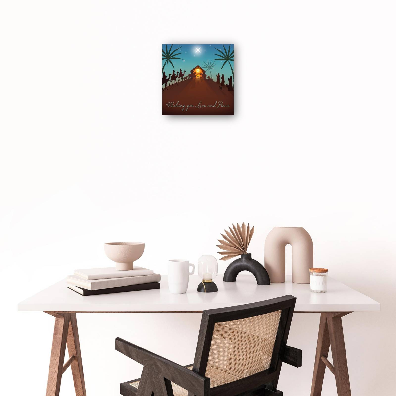 Cuadro Decorativo Deseandote amor 36 cm x 36 cm