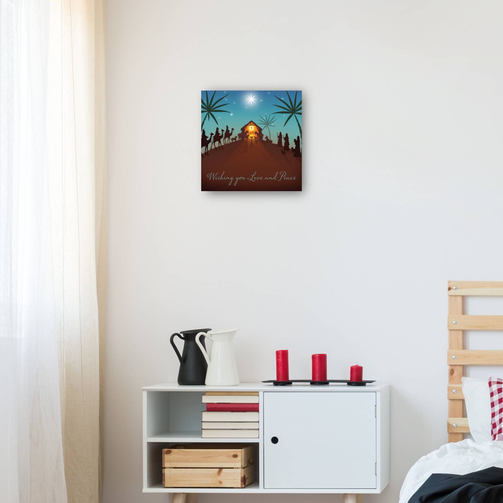 Cuadro Decorativo Deseandote amor 36 cm x 36 cm