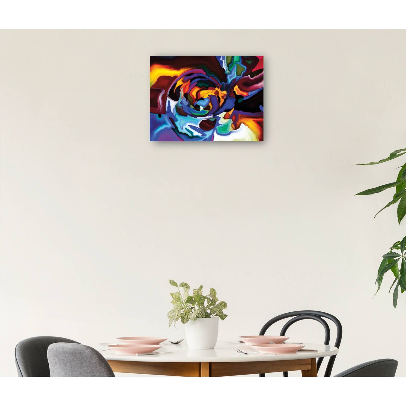 Cuadro Decorativo Las formas oscuras dentro 41 cm x 30 cm