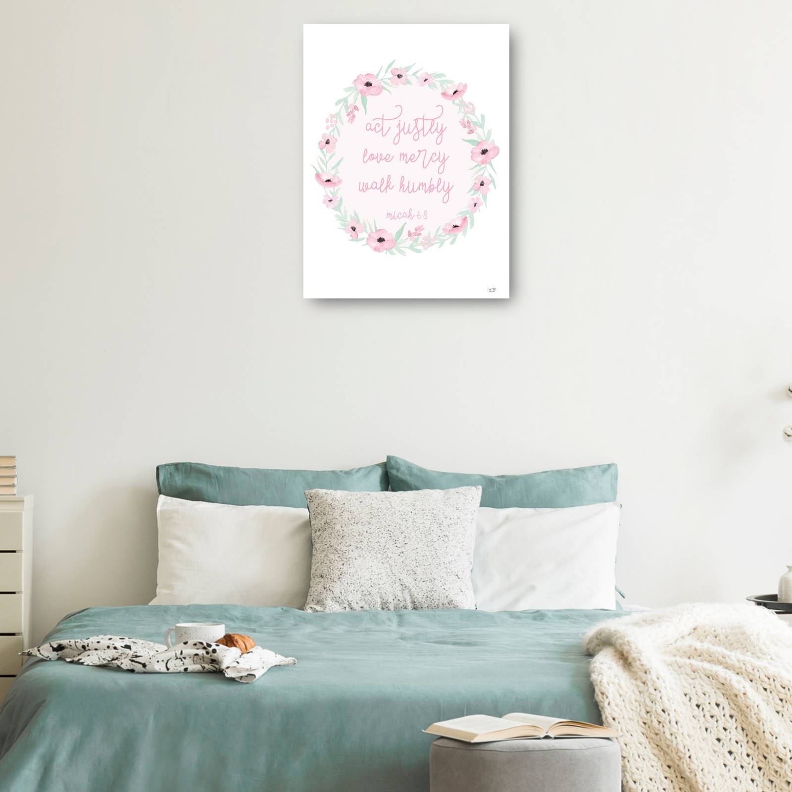 Cuadro Decorativo Actuar con justicia 53 cm x 71 cm