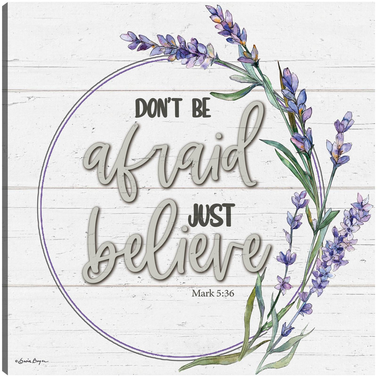 Cuadro Decorativo No tengas miedo 46 cm x 46 cm