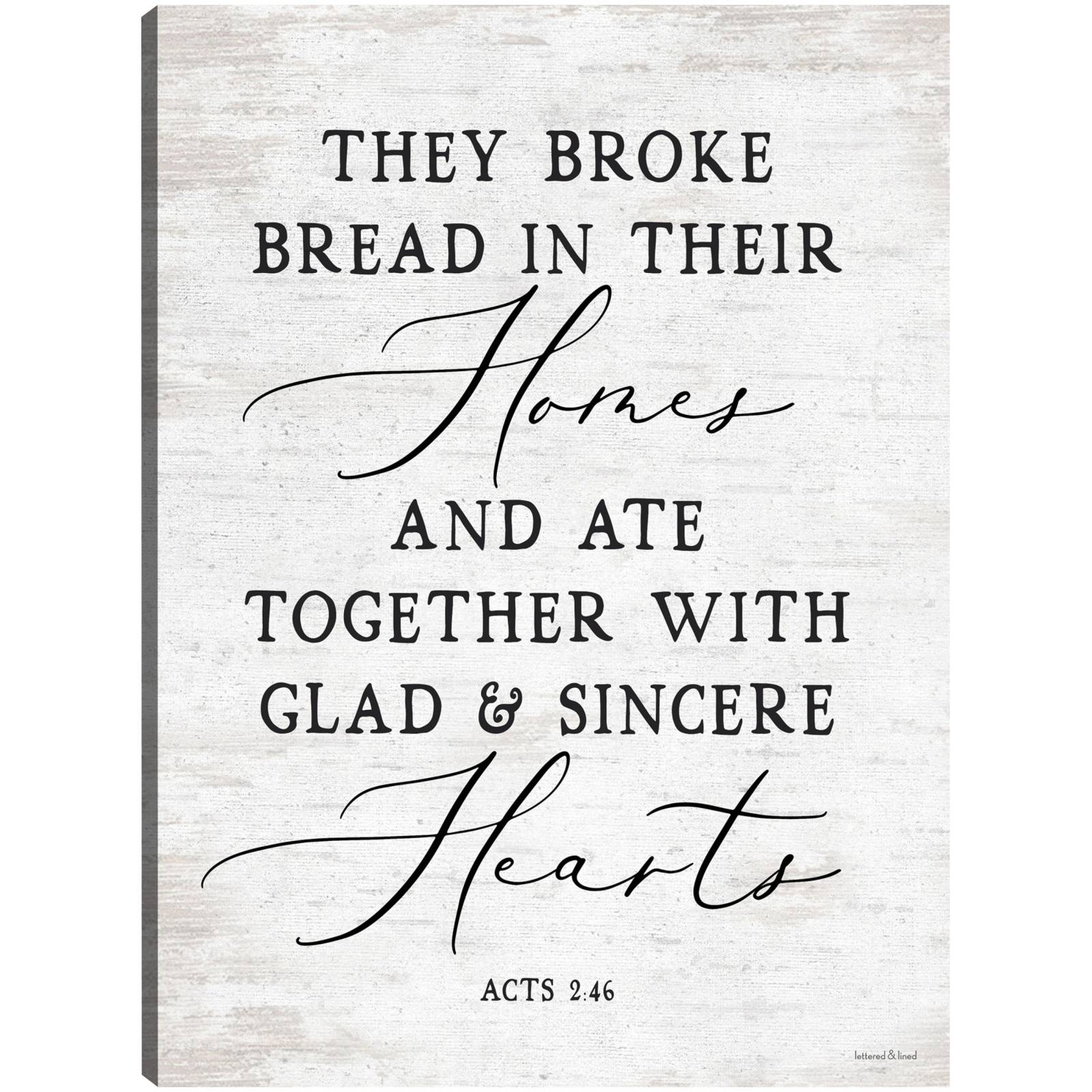 Cuadro Decorativo Partieron el pan 53 cm x 71 cm