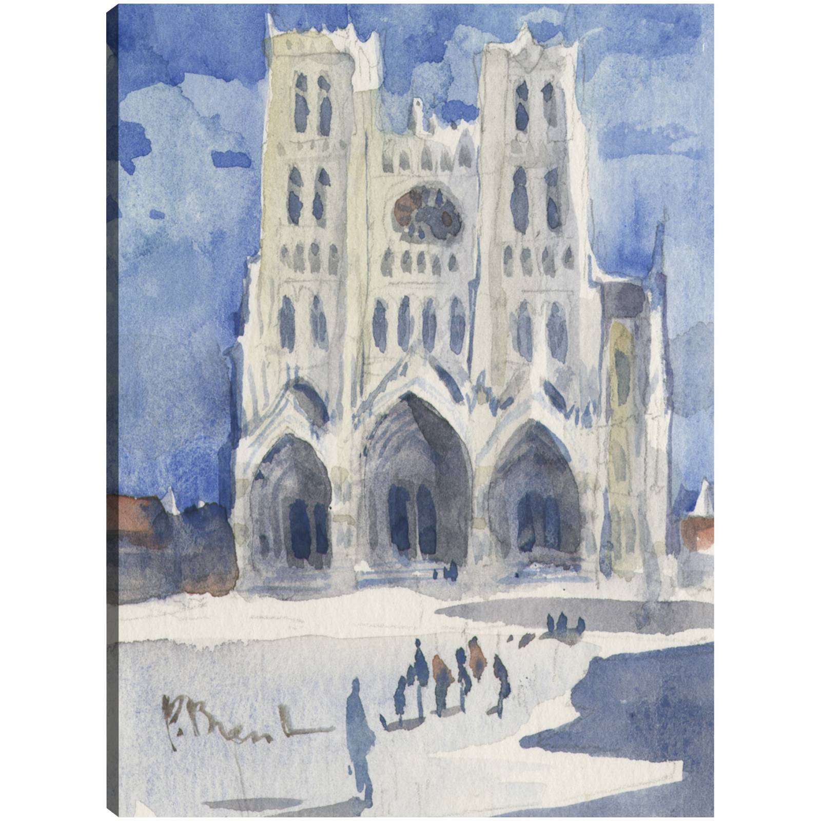 Cuadro Decorativo Catedral de Amiens 53 cm x 71 cm