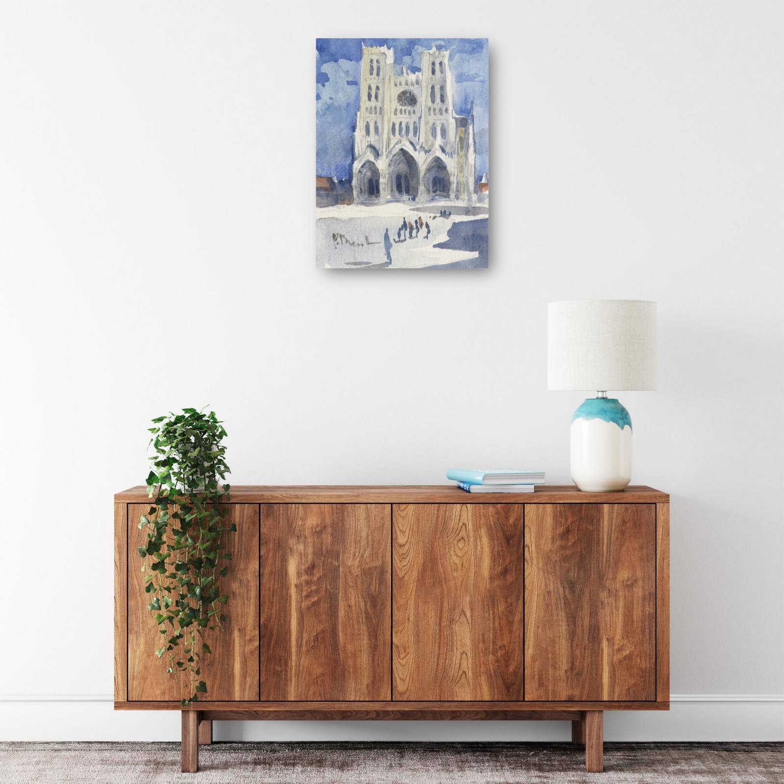 Cuadro Decorativo Catedral de Amiens 53 cm x 71 cm