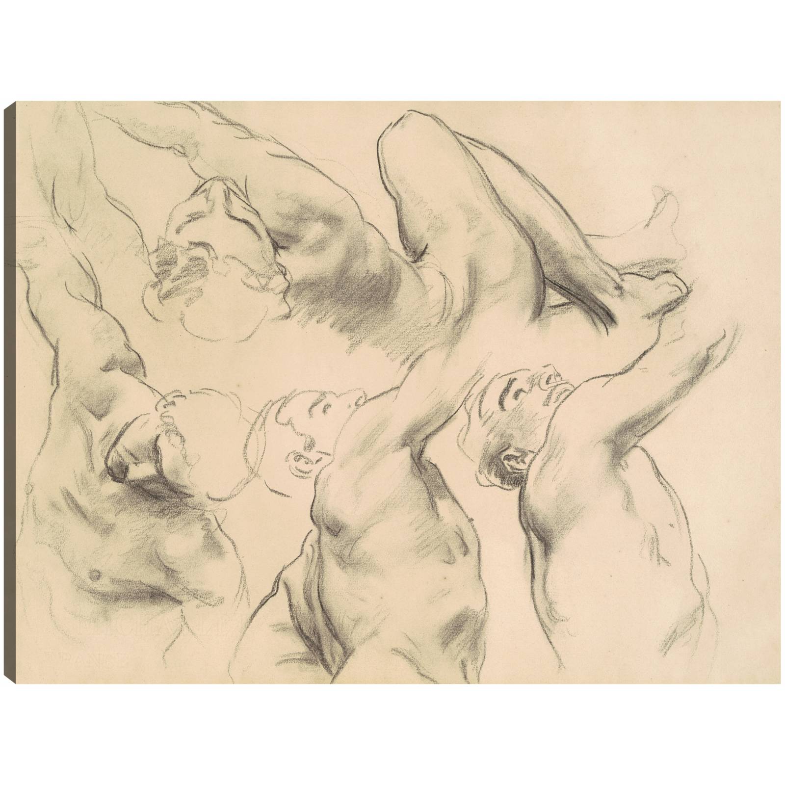 Cuadro Decorativo Estudios para el Cielo y el Infierno 51 cm x 38 cm