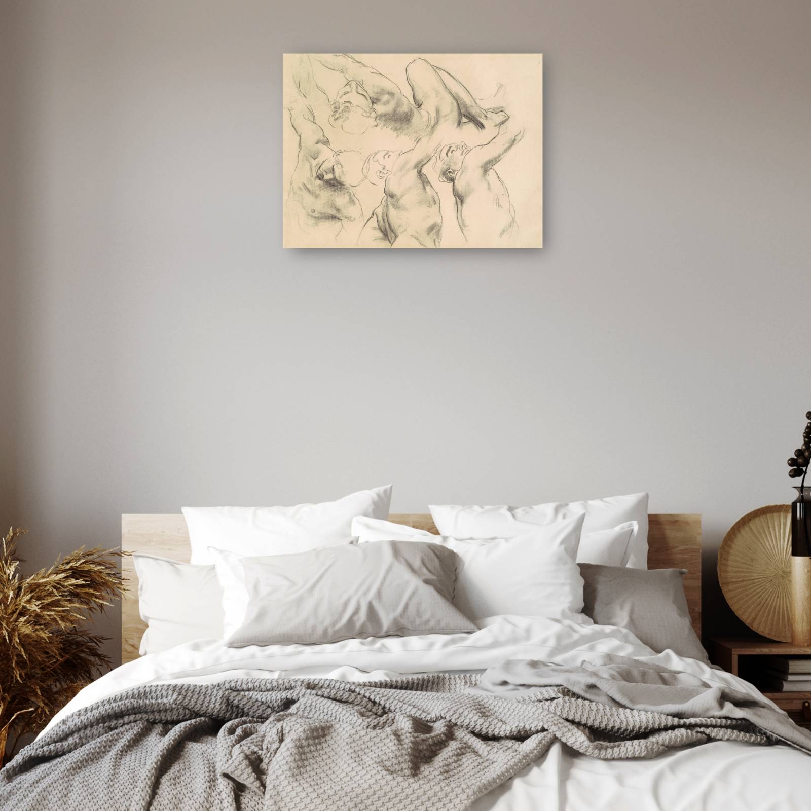 Cuadro Decorativo Estudios para el Cielo y el Infierno 51 cm x 38 cm