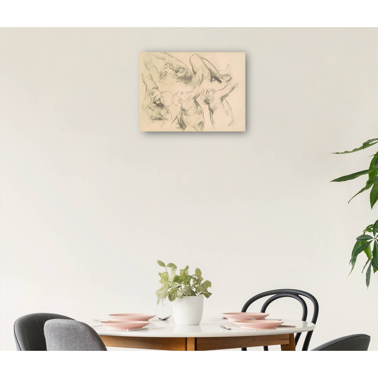 Cuadro Decorativo Estudios para el Cielo y el Infierno 71 cm x 53 cm