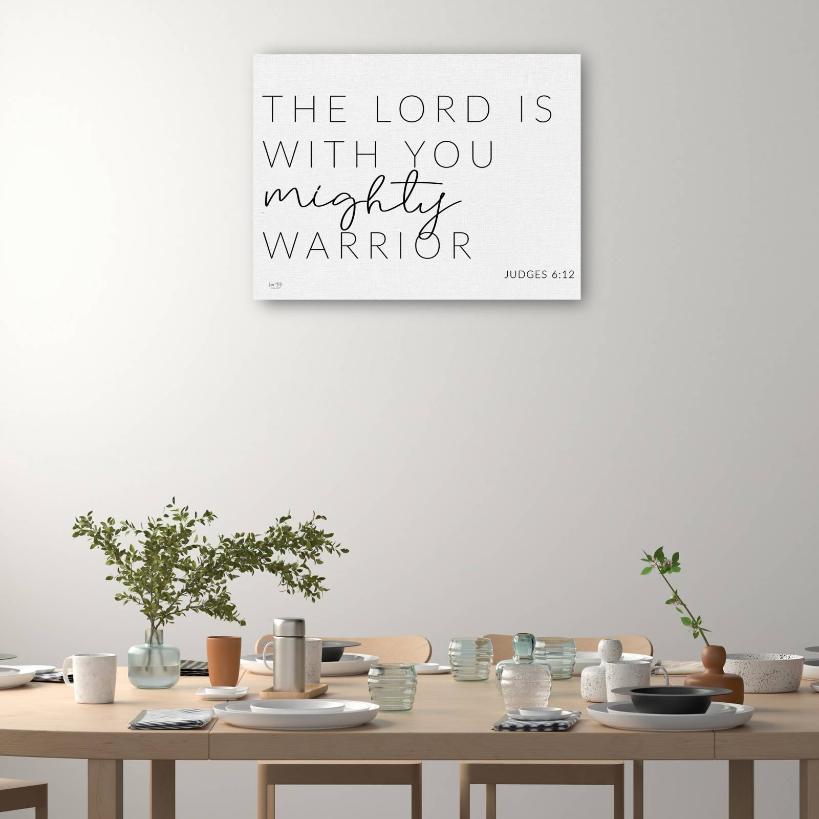 Cuadro Decorativo Guerrero poderoso 51 cm x 38 cm