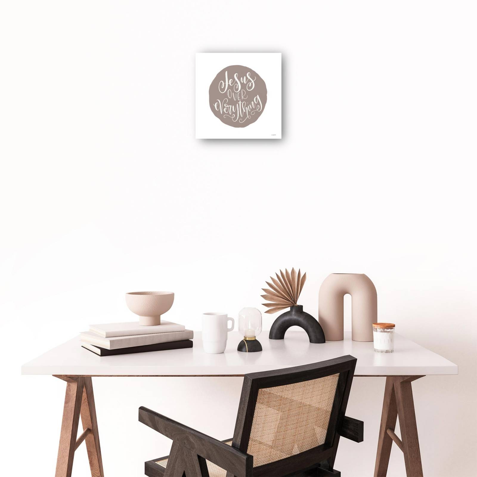 Cuadro Decorativo Jesus sobre todo 46 cm x 46 cm