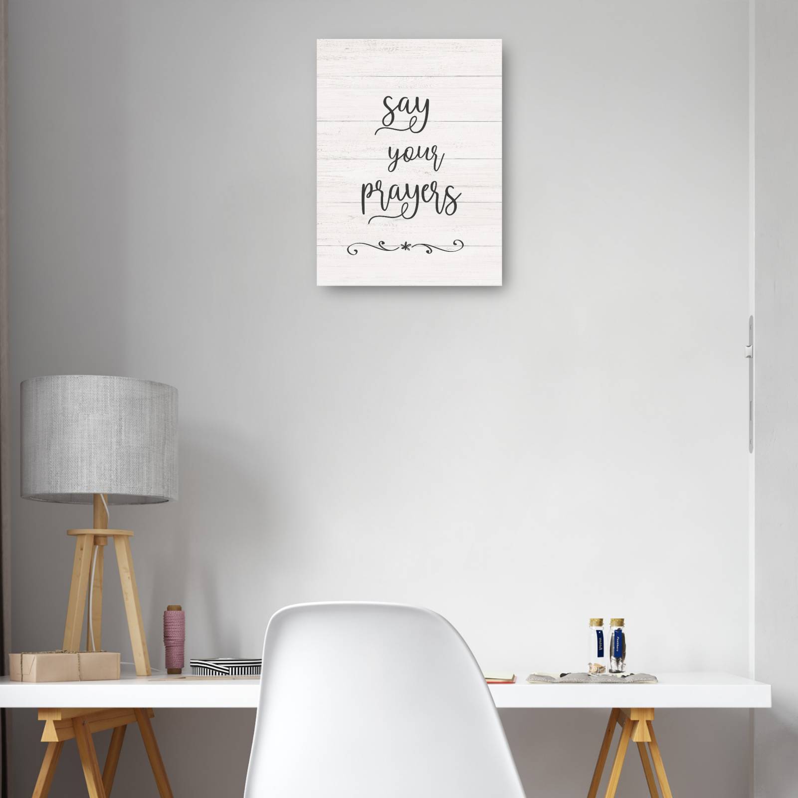 Cuadro Decorativo Di tus oraciones 30 cm x 41 cm