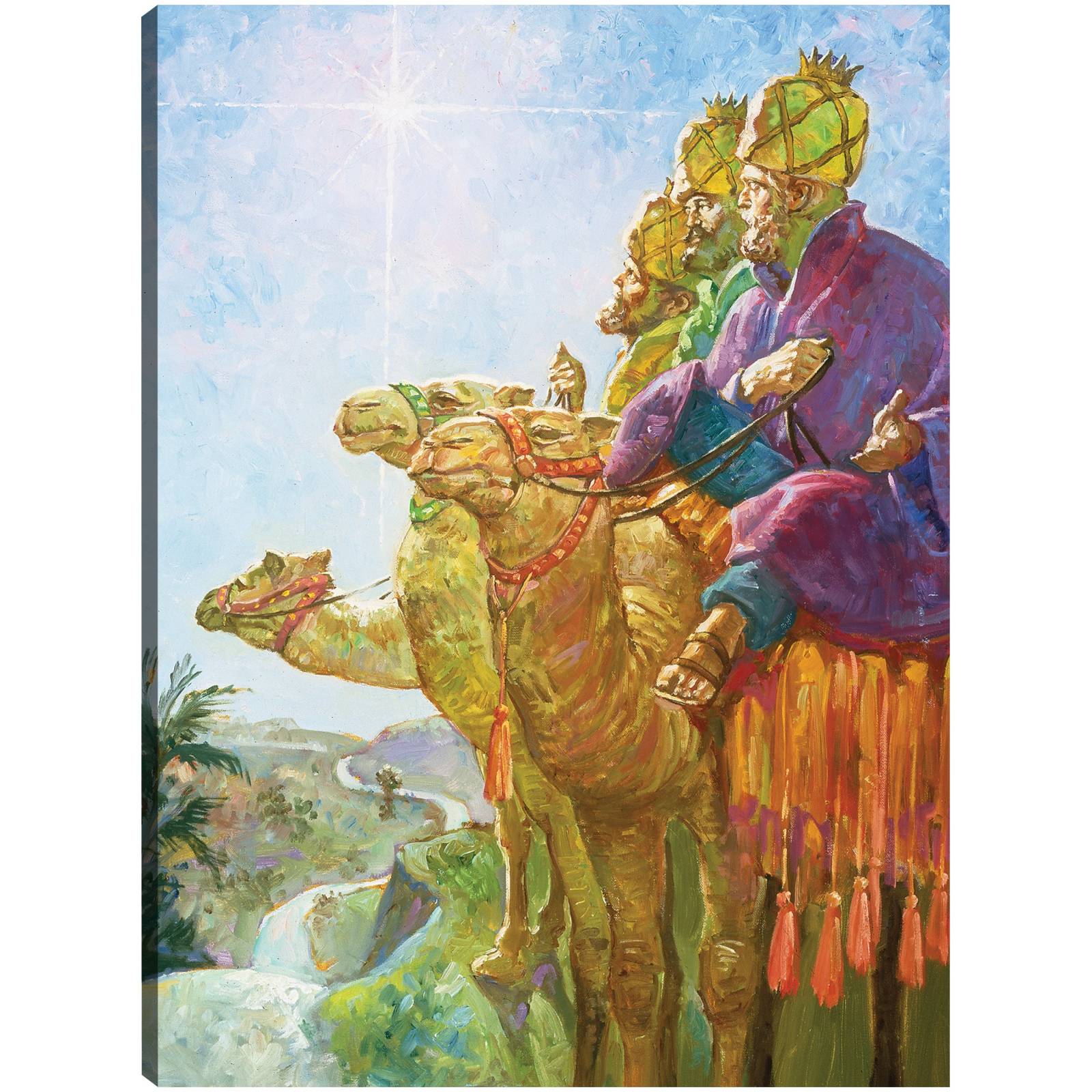 Cuadro Decorativo Los Tres Reyes Magos 53 cm x 71 cm